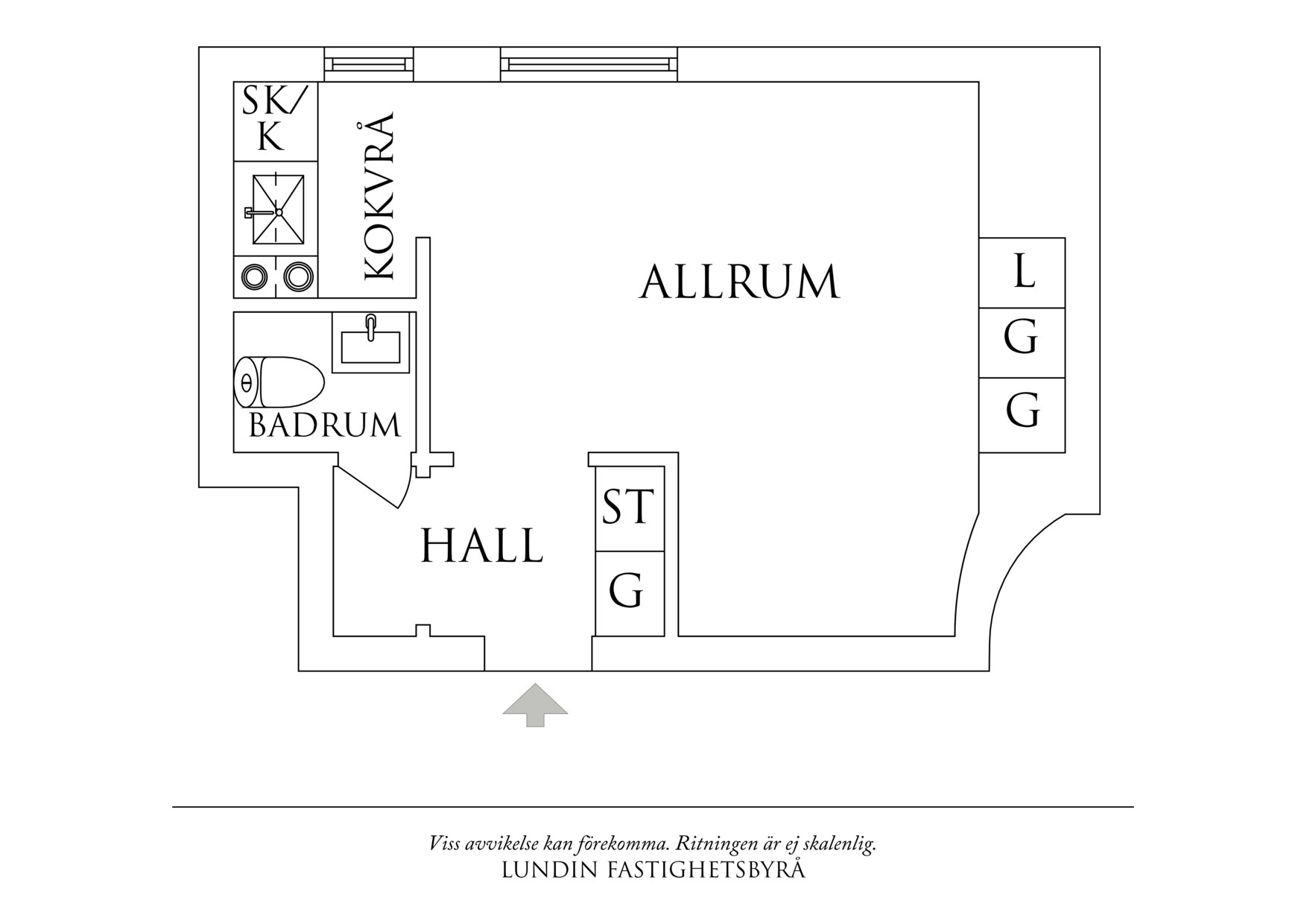 Planritning 1 Bildradiogatan 2