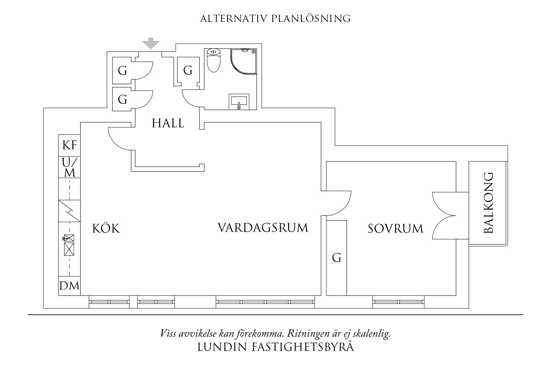 Planritning 2 Viktor Rydbergsgatan 46