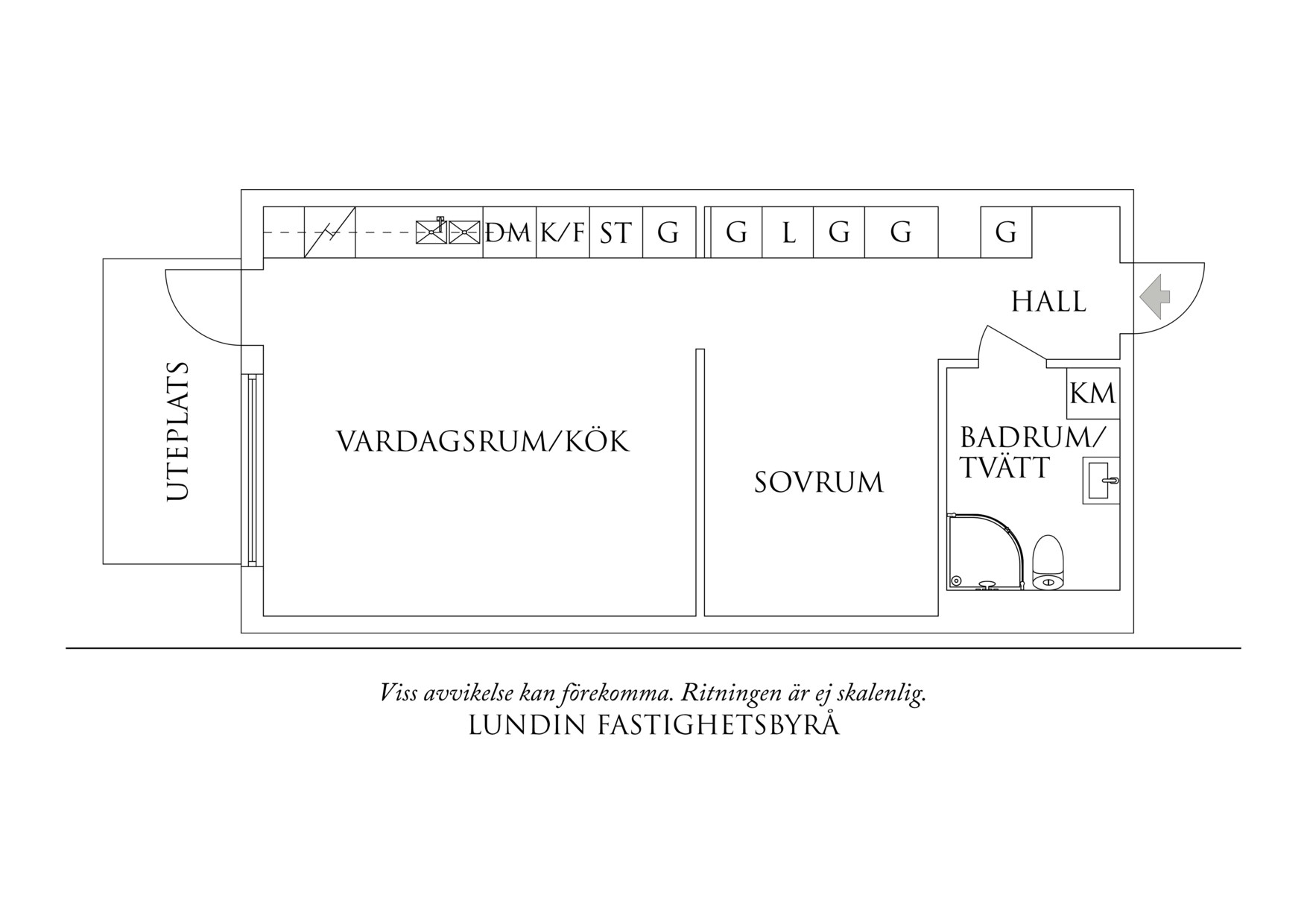 Planritning 1 Generalsgatan 6