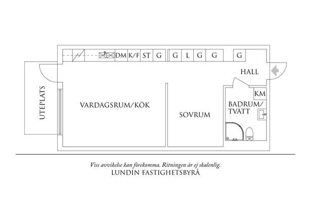 Planritning 1 Generalsgatan 6