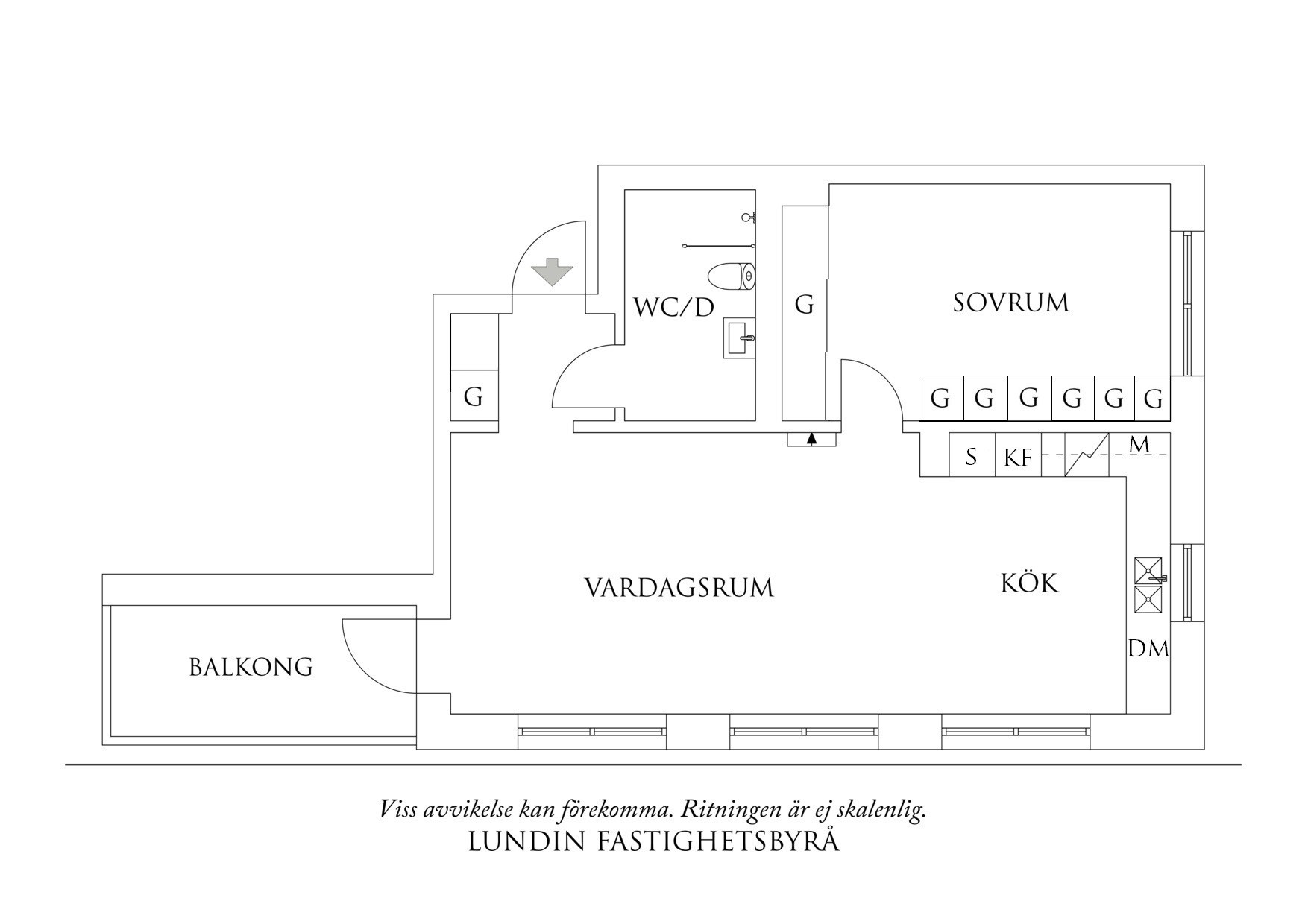 Planritning 1 Handelsmyntet 16