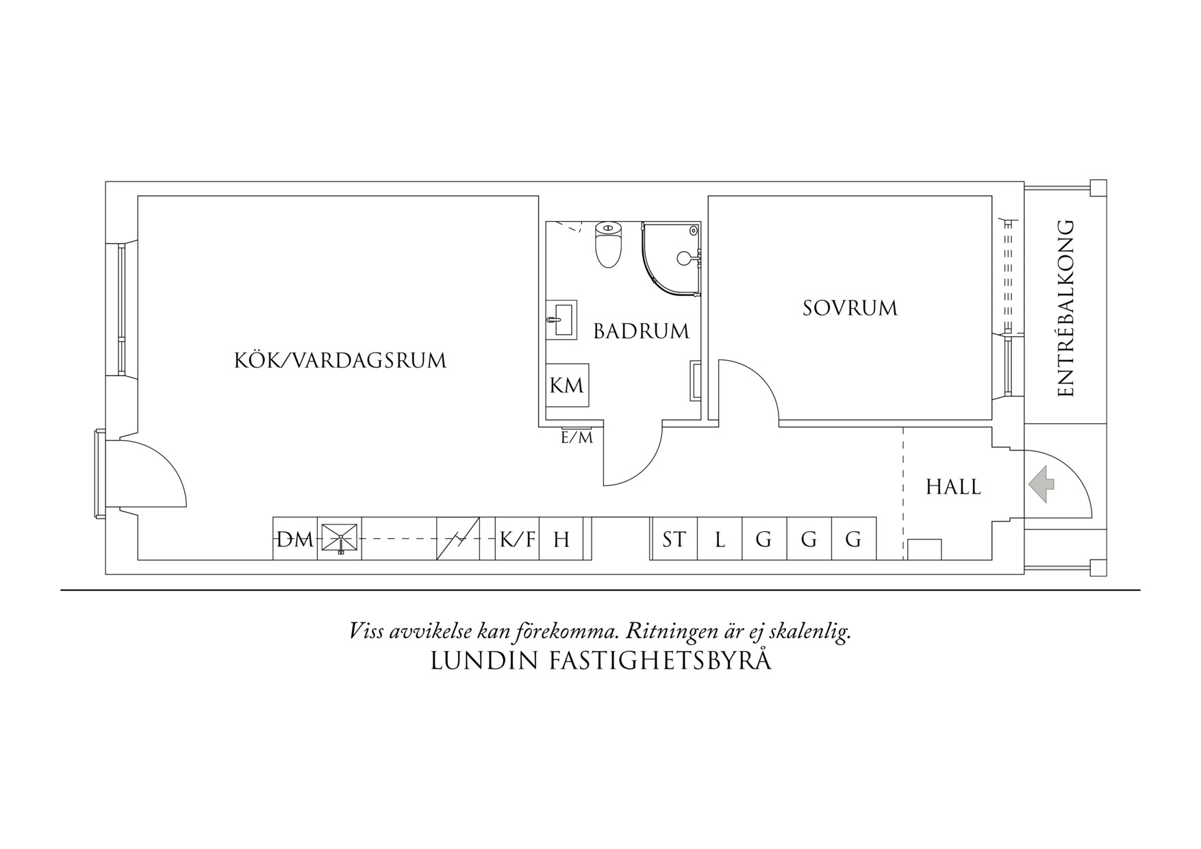 Planritning 1 Fyrklöversgatan 11