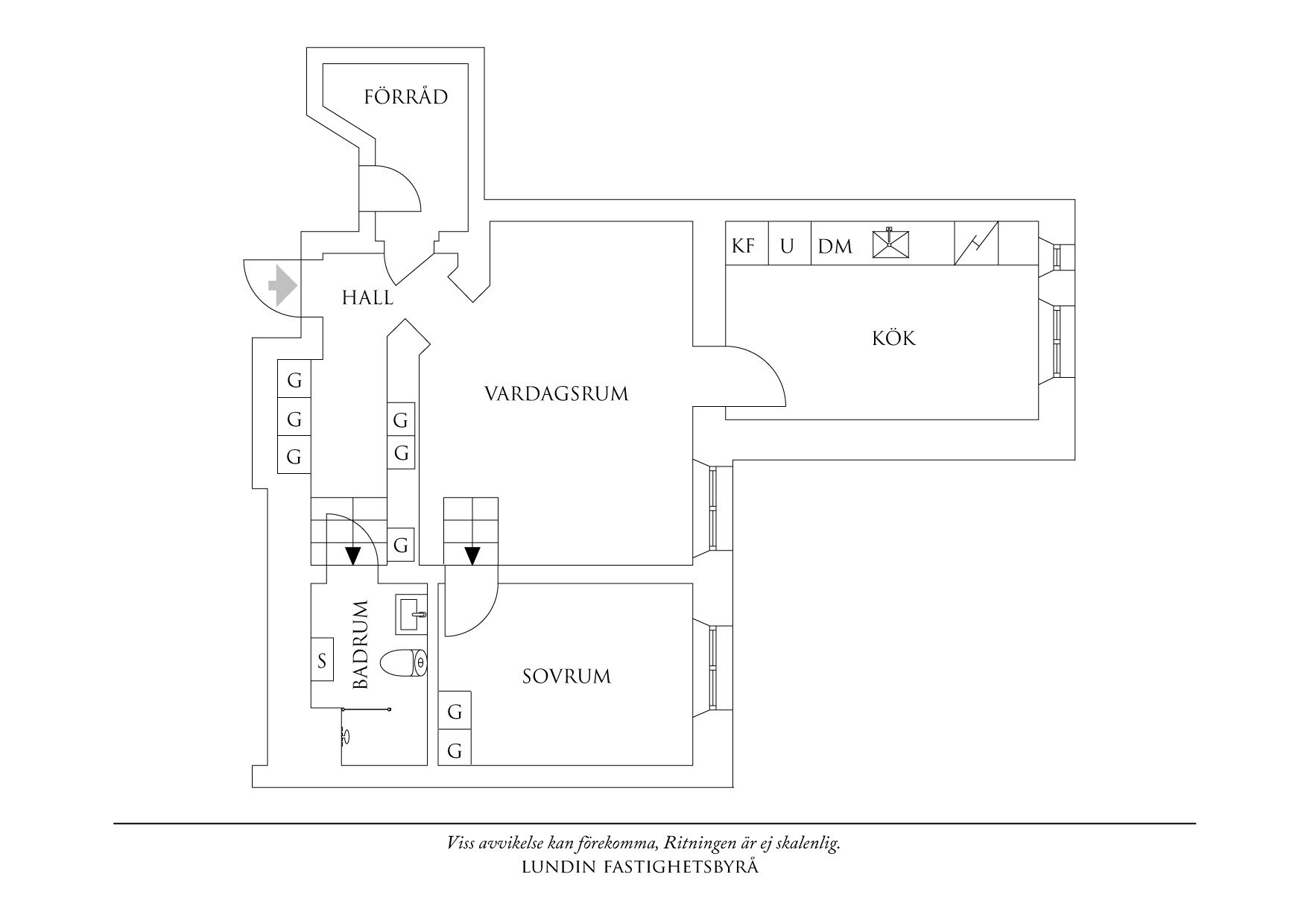Planritning 1 Stureplatsen 2