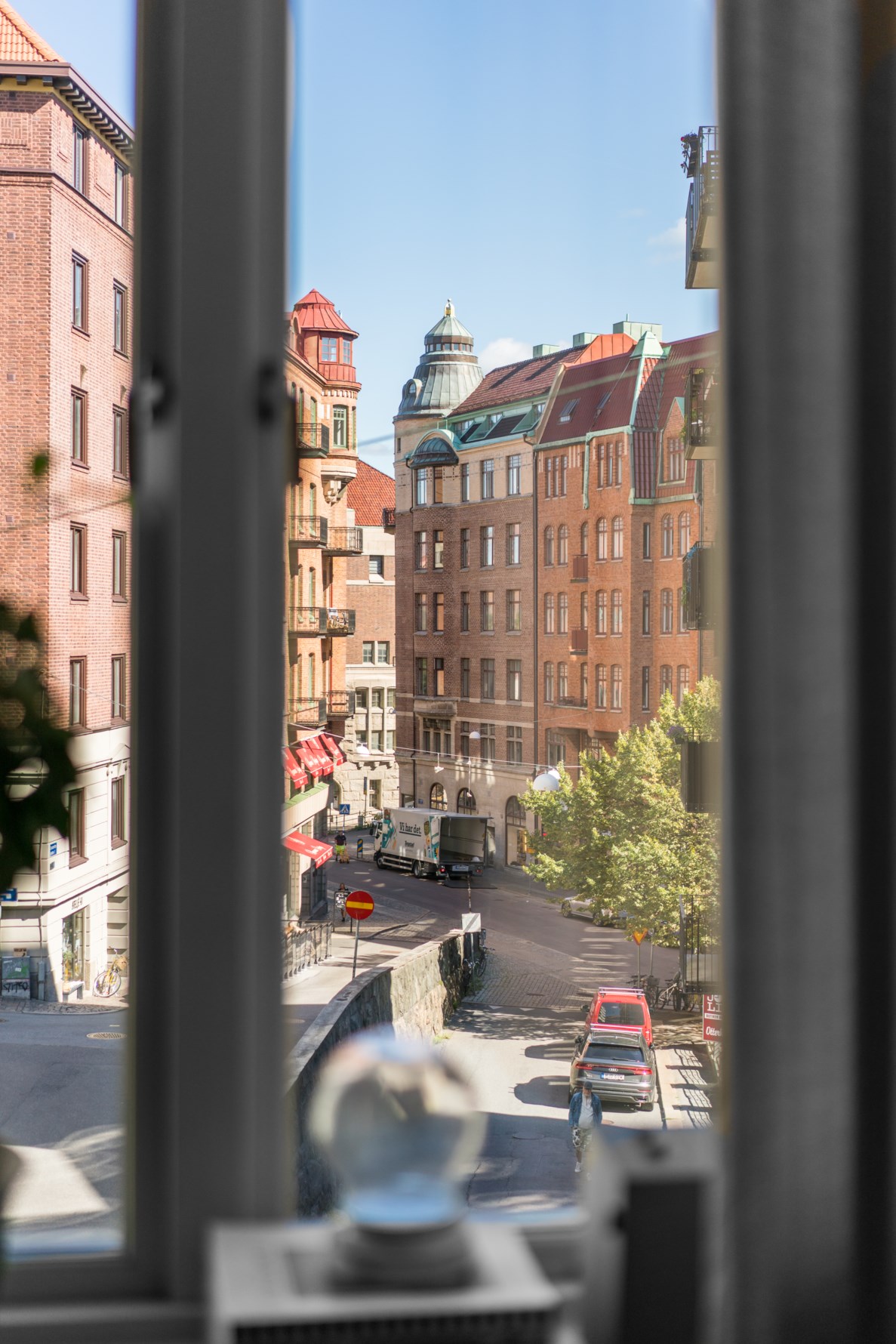 citypuls och närhet till underbara promenadstråk