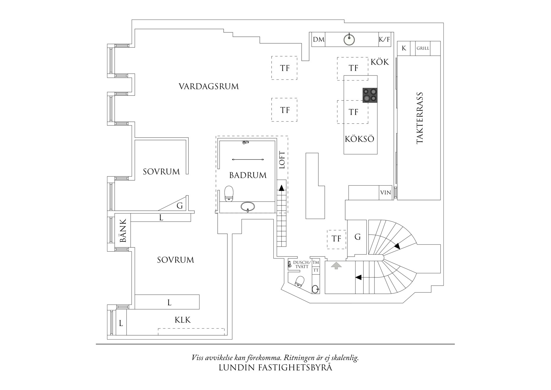 Planritning 1 Ålandsgatan 4