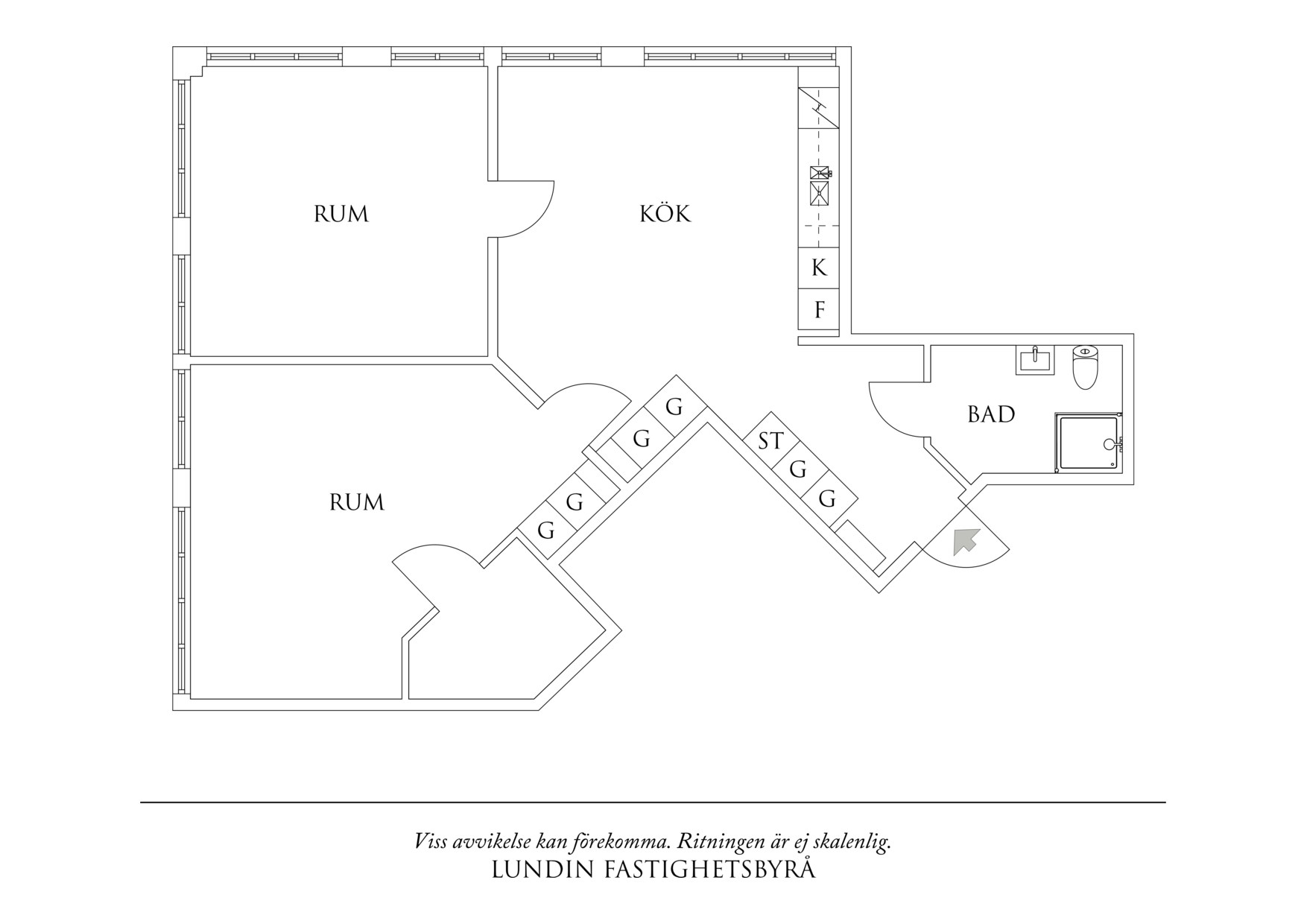 Planritning 1 Mattssonsliden 12