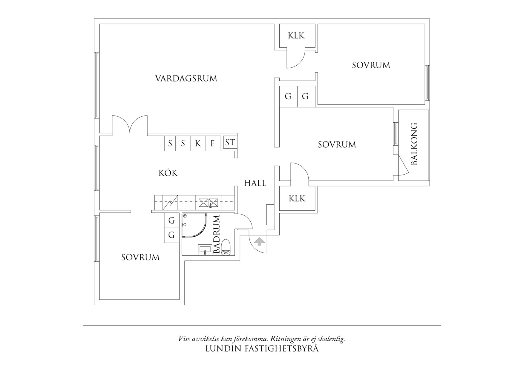 Planritning 1 Vintervädersgatan 17