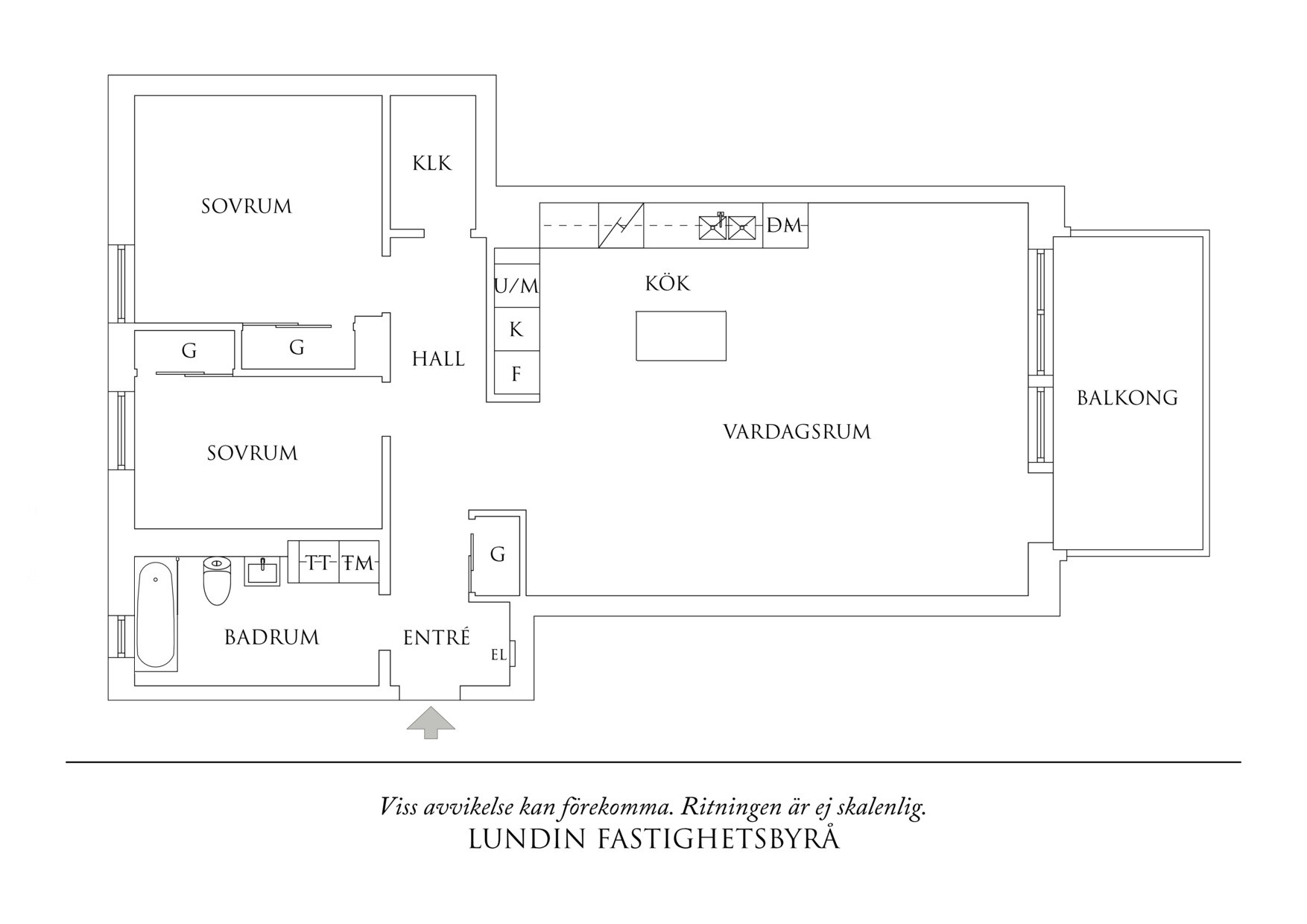 Planritning 1 Barbro Hörbergs Gata 3