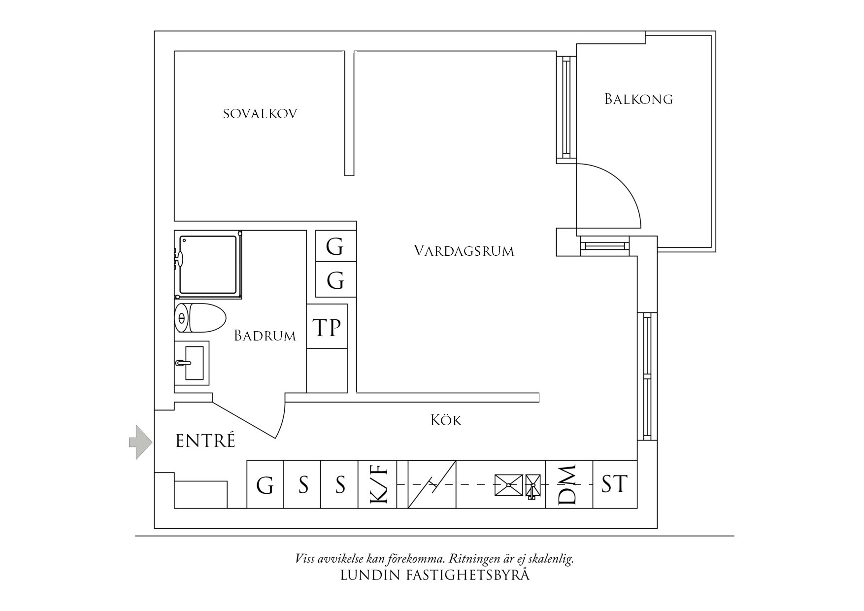 Planritning 1 A R Lorents gata 61
