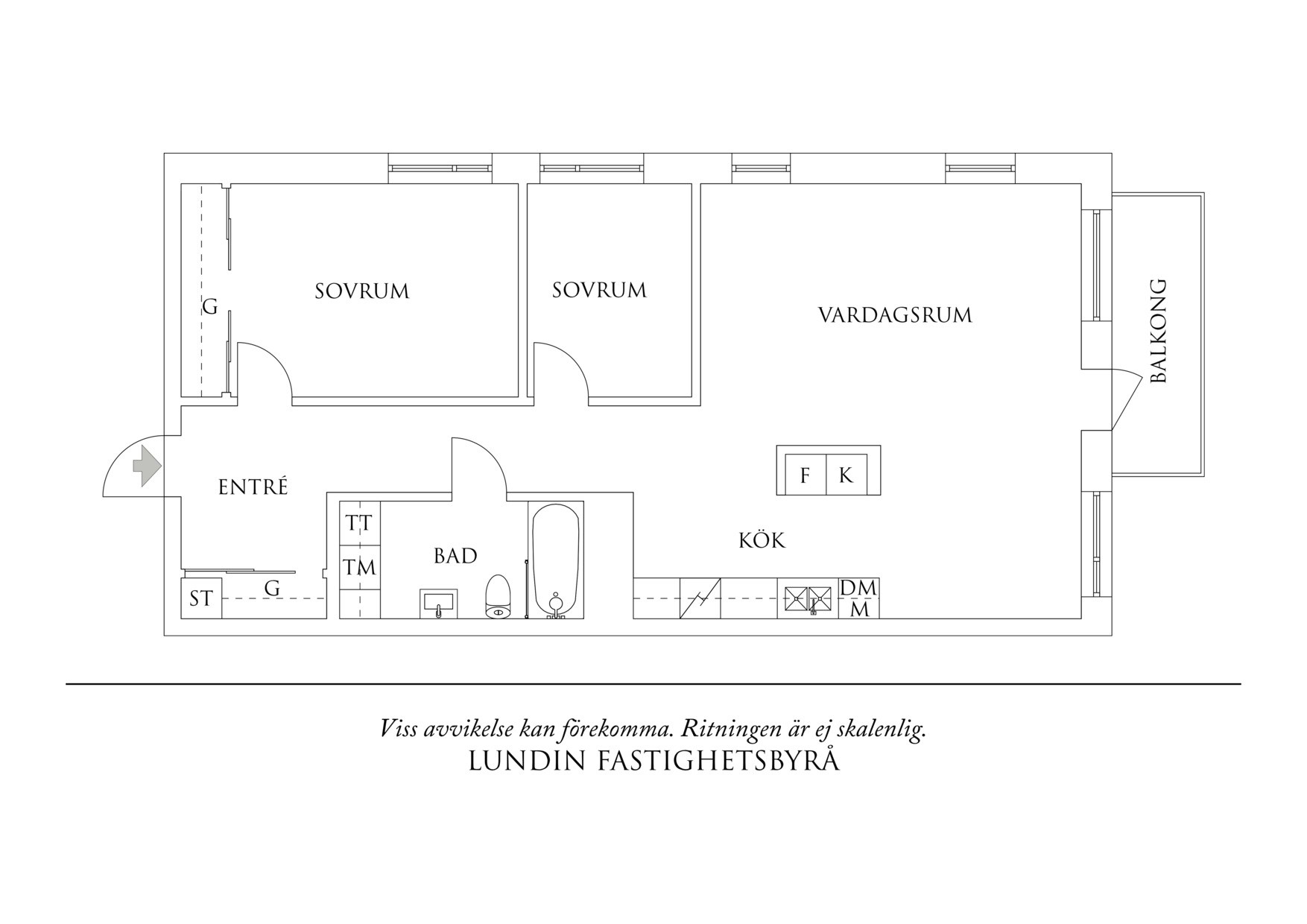 Planritning 1 Liedstrandsgatan 12
