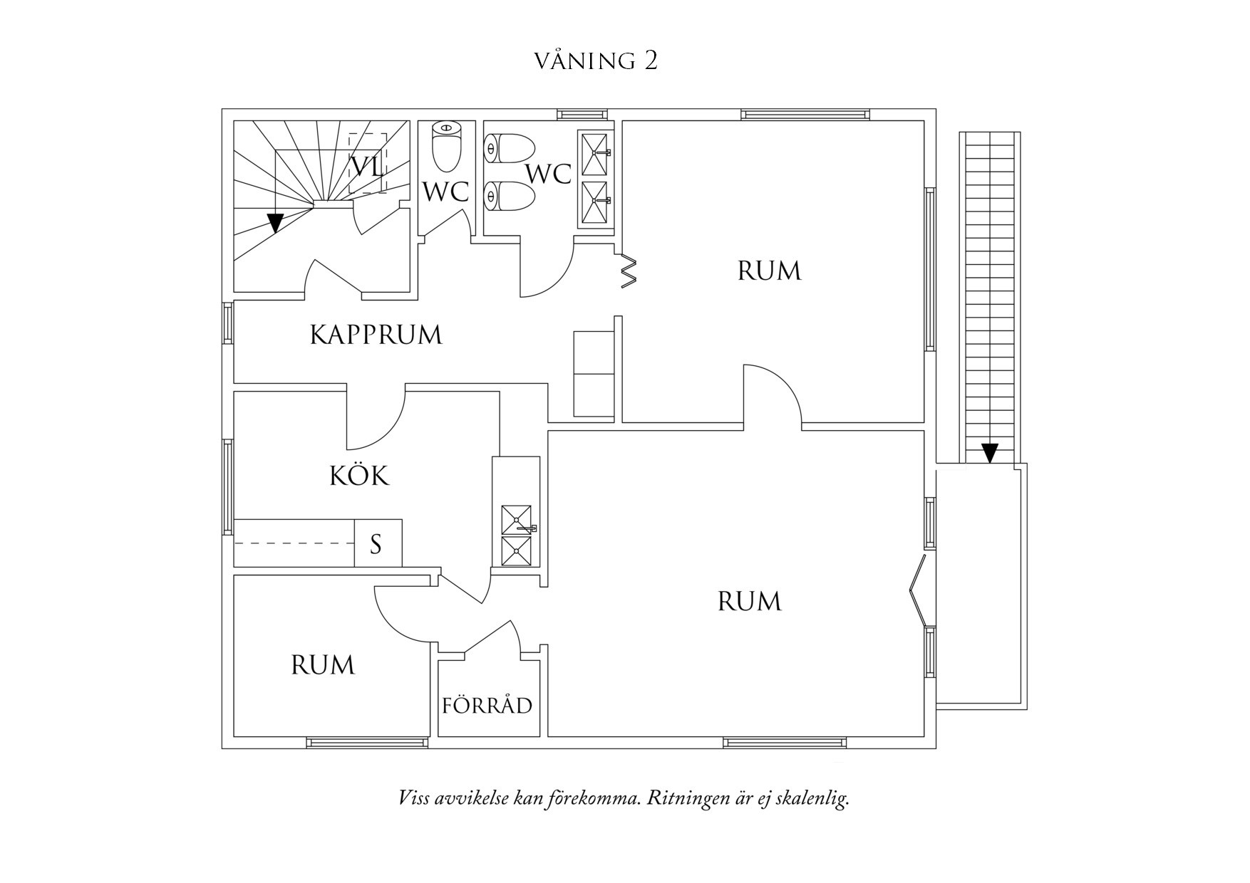 Planritning 2 Förländegatan 3