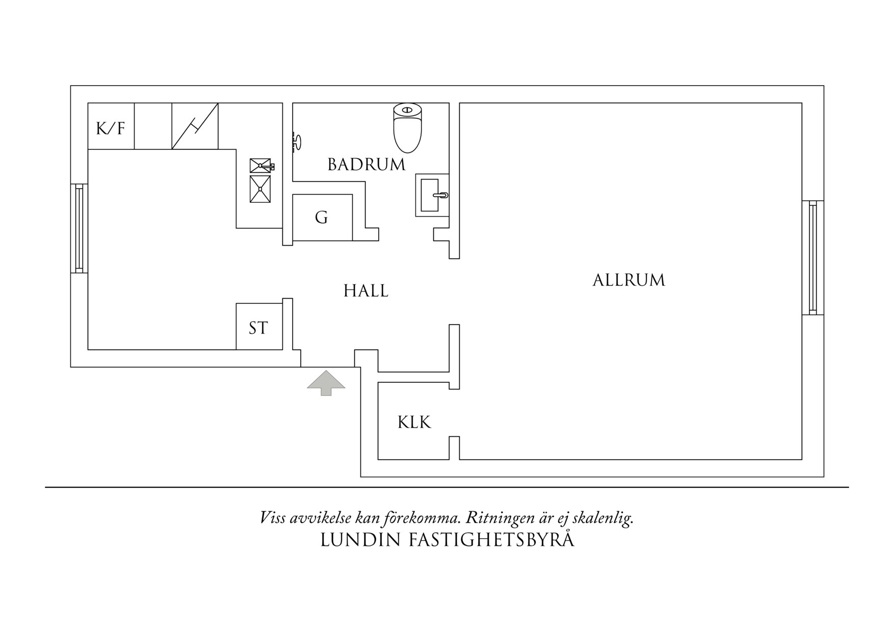 Planritning 1 Balsamingatan 1B