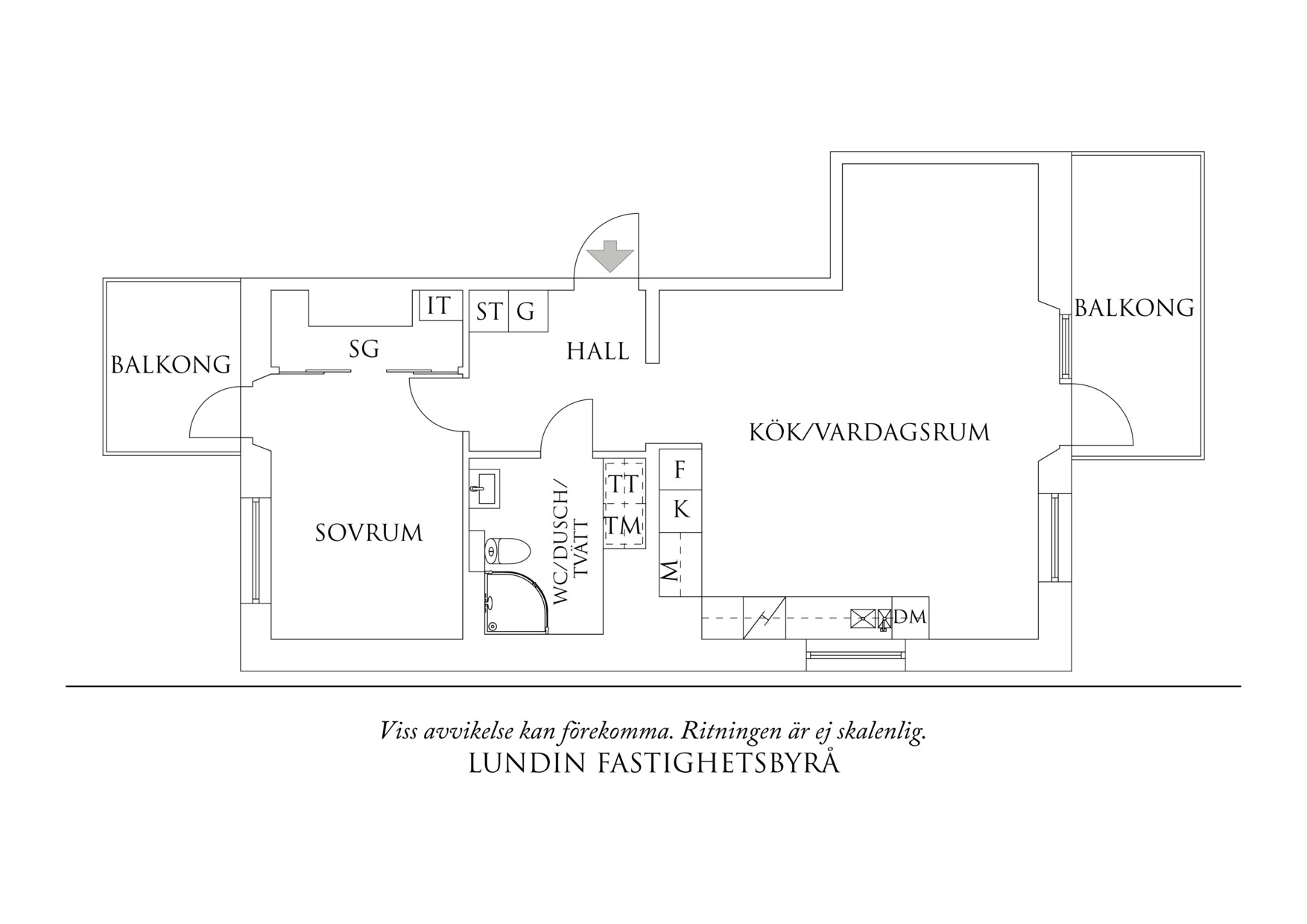 Planritning 1 Hälleflundregatan 46