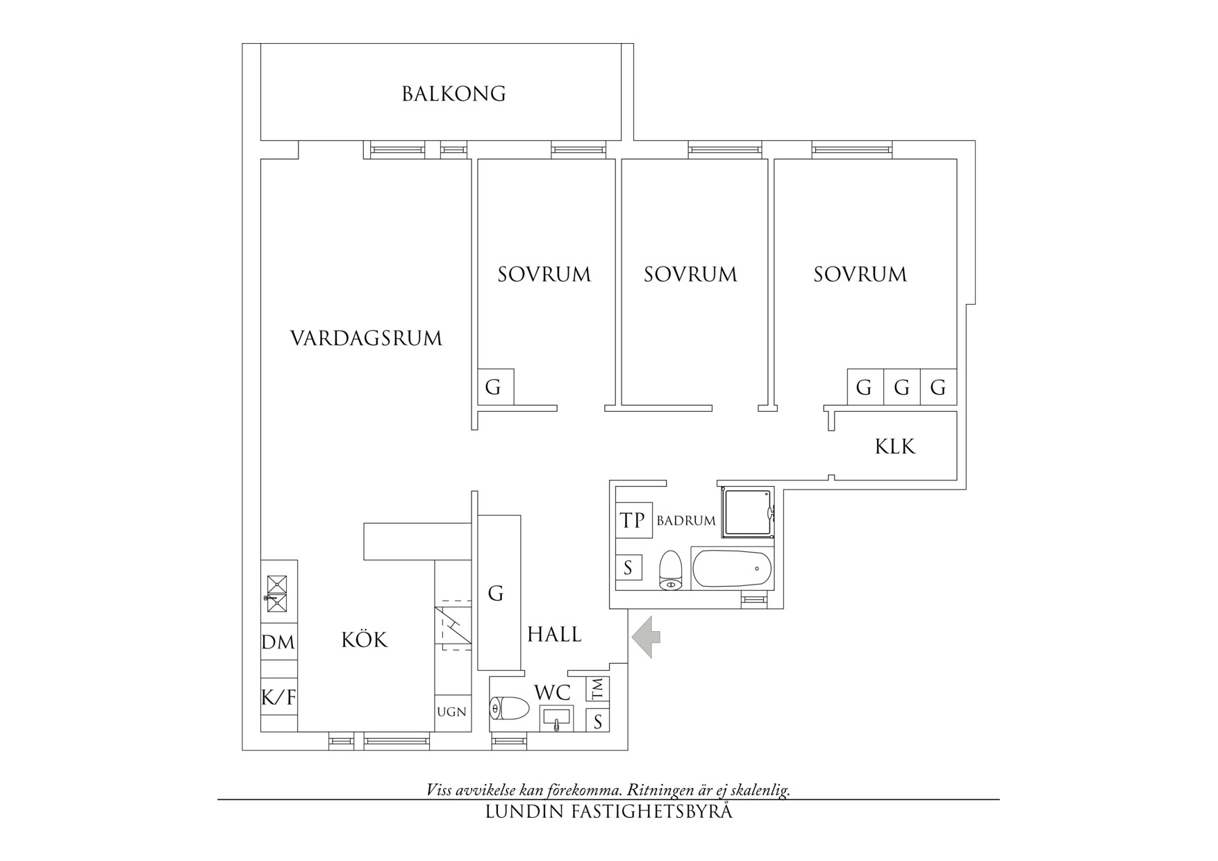 Planritning 1 Poetgatan 29