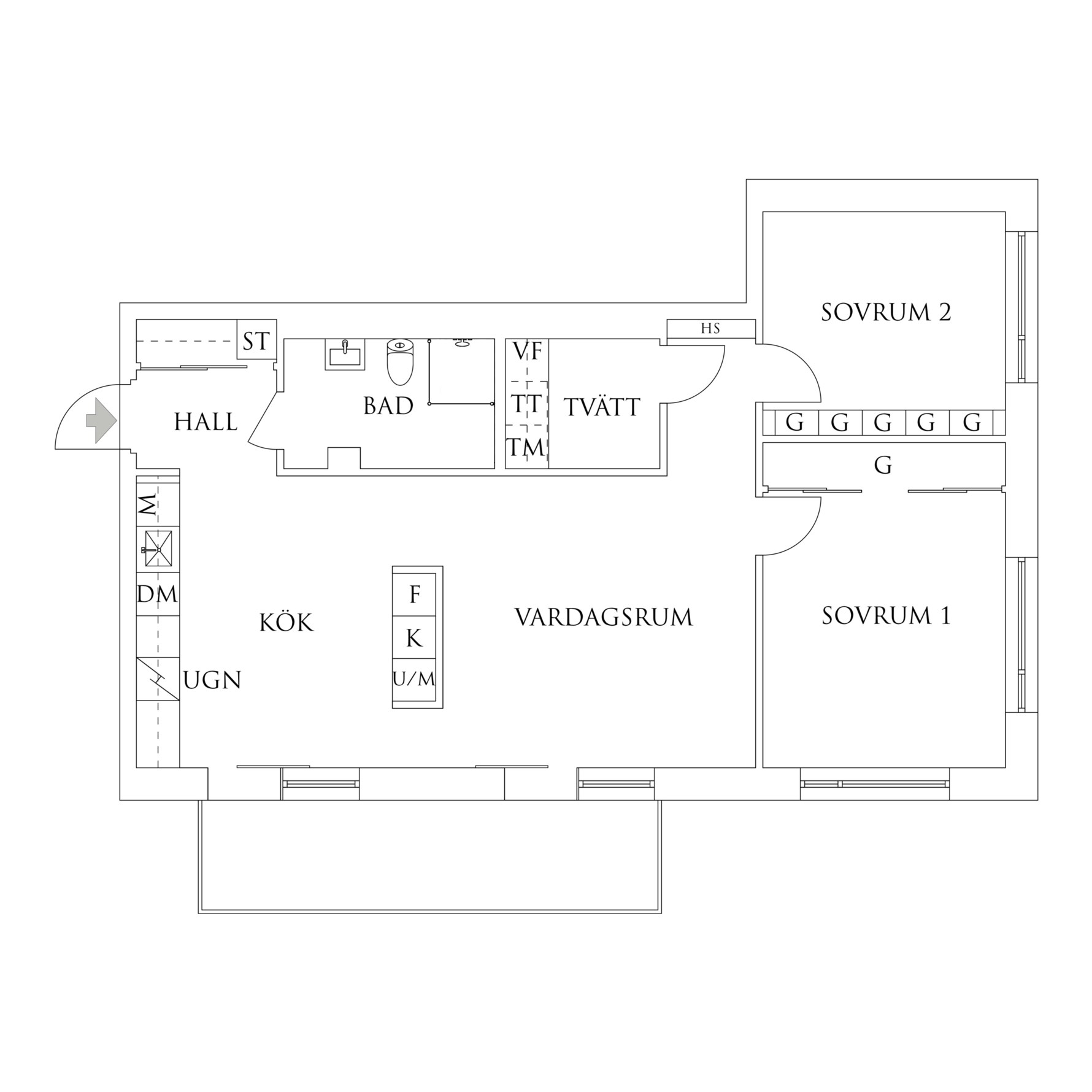 Planritning 1 Sten-Åke Cederhöks Gata 1A