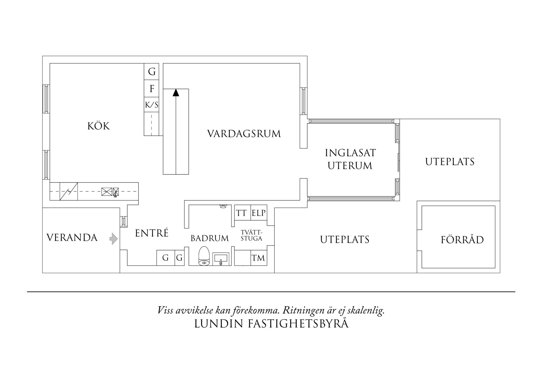 Planritning 1 Basunvägen 33