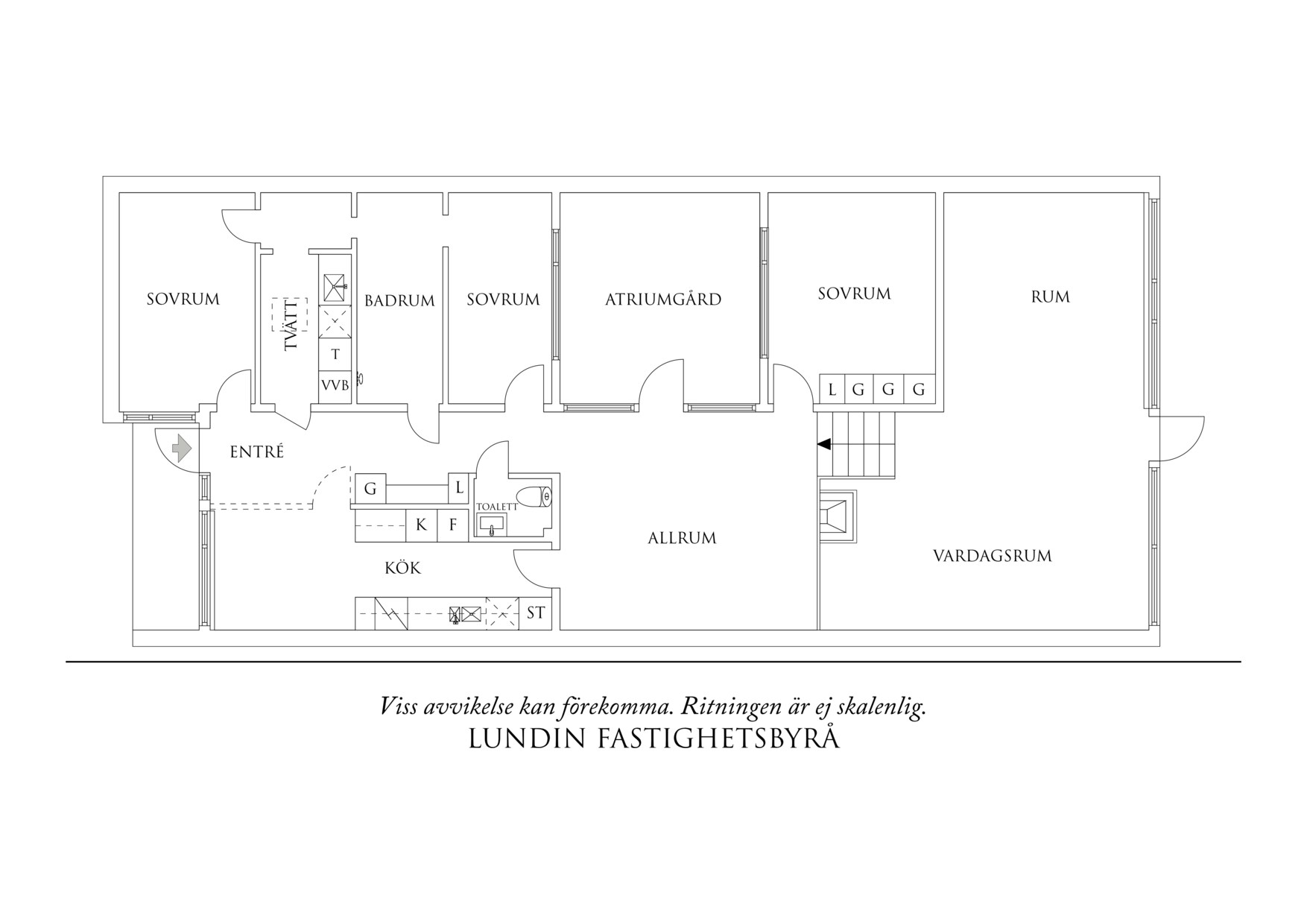 Planritning 1 Videlundsgatan 34