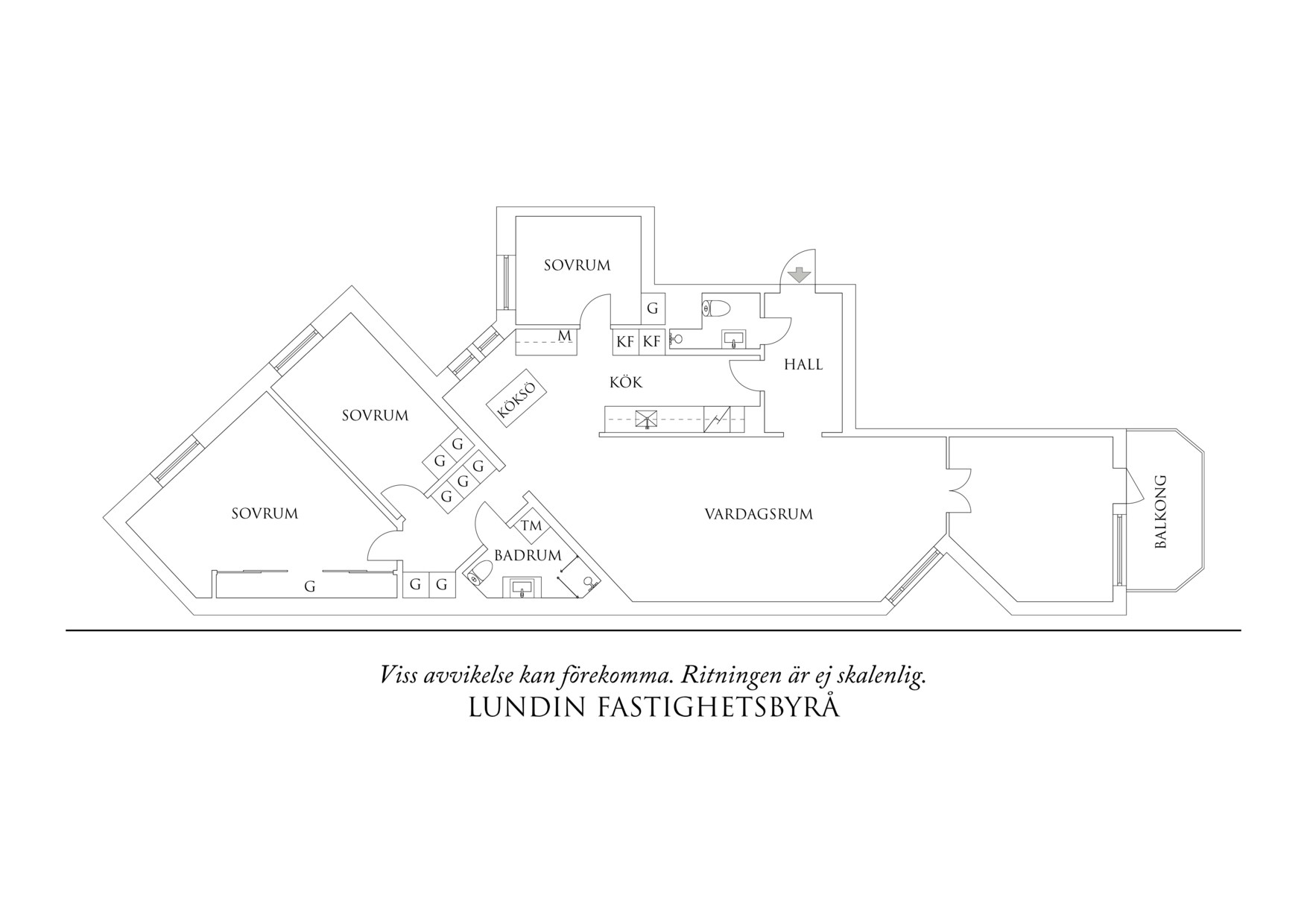 Planritning 1 Nordenskiöldsgatan 25