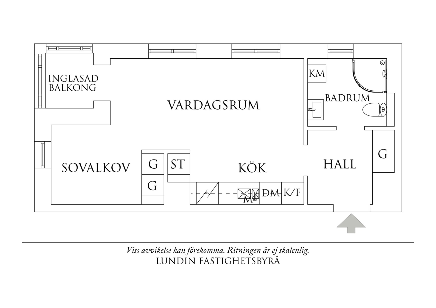 Planritning 1 Monsungatan 40