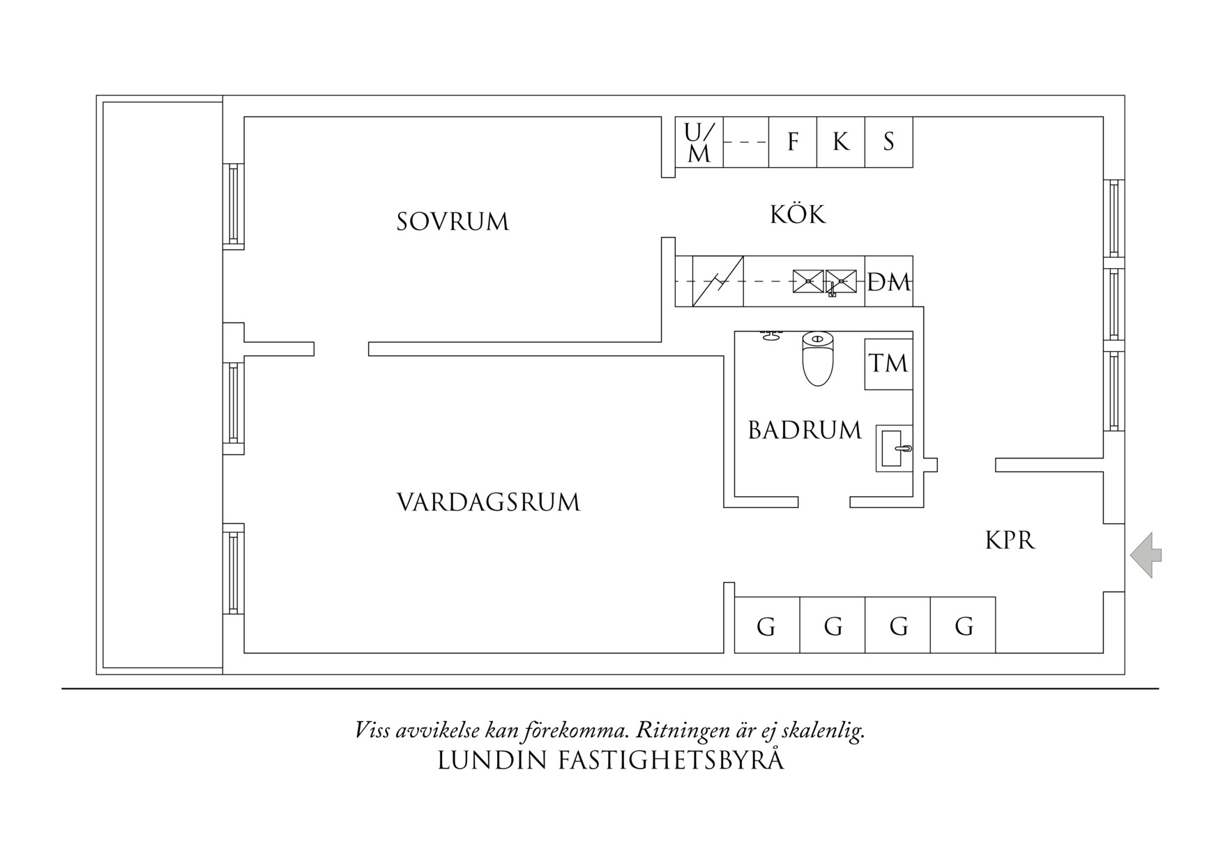 Planritning 1 Sagogången 2