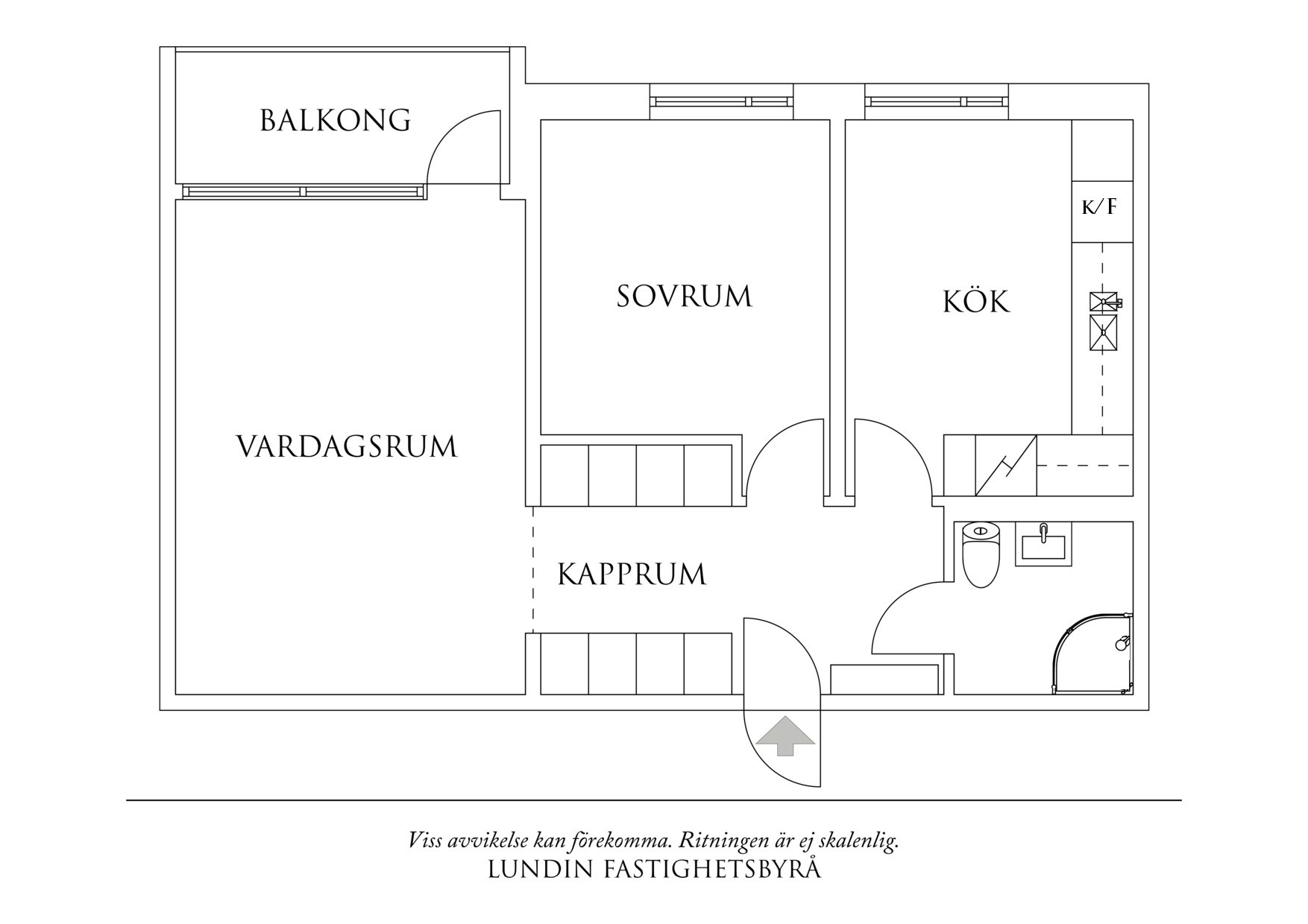 Planritning 1 Marklandsgatan 47