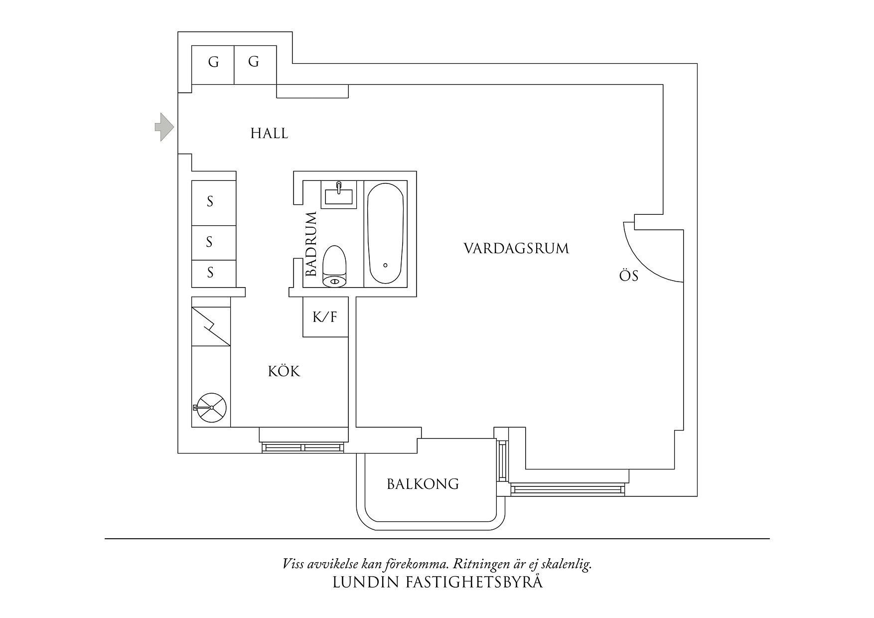 Planritning 1 Kungsportsavenyen 45
