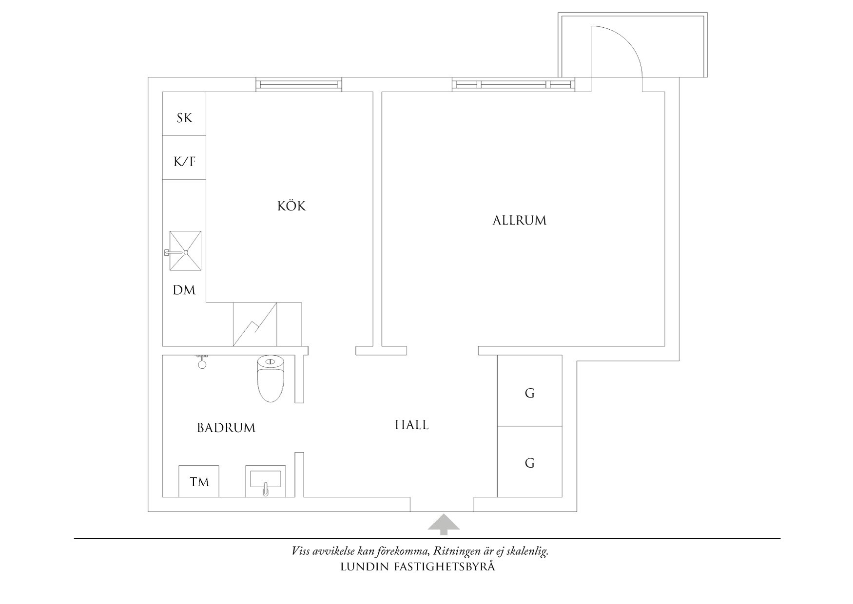 Planritning 1 Vidblicksgatan 3