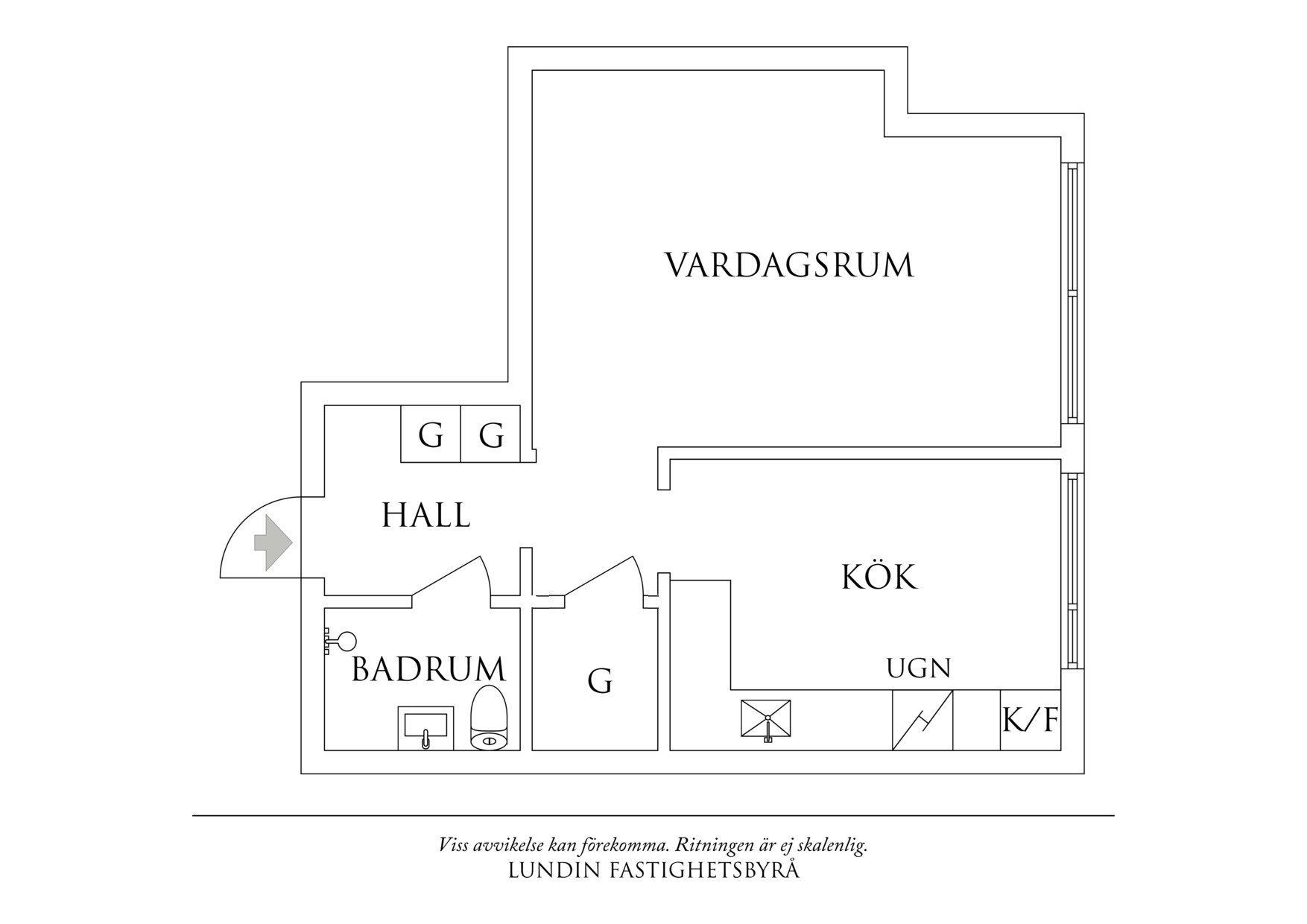 Planritning 1 Masthuggsliden 10