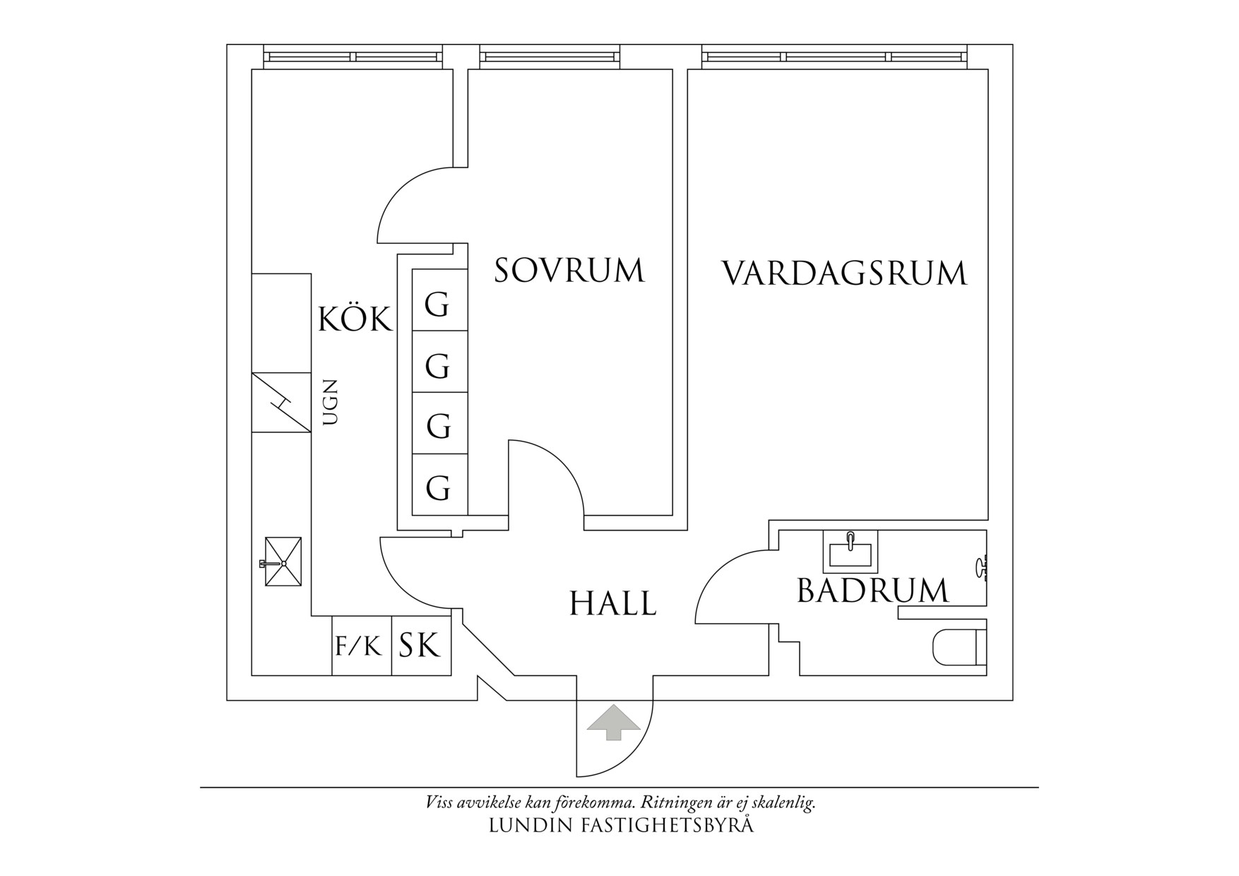 Planritning 1 Briljantgatan 92