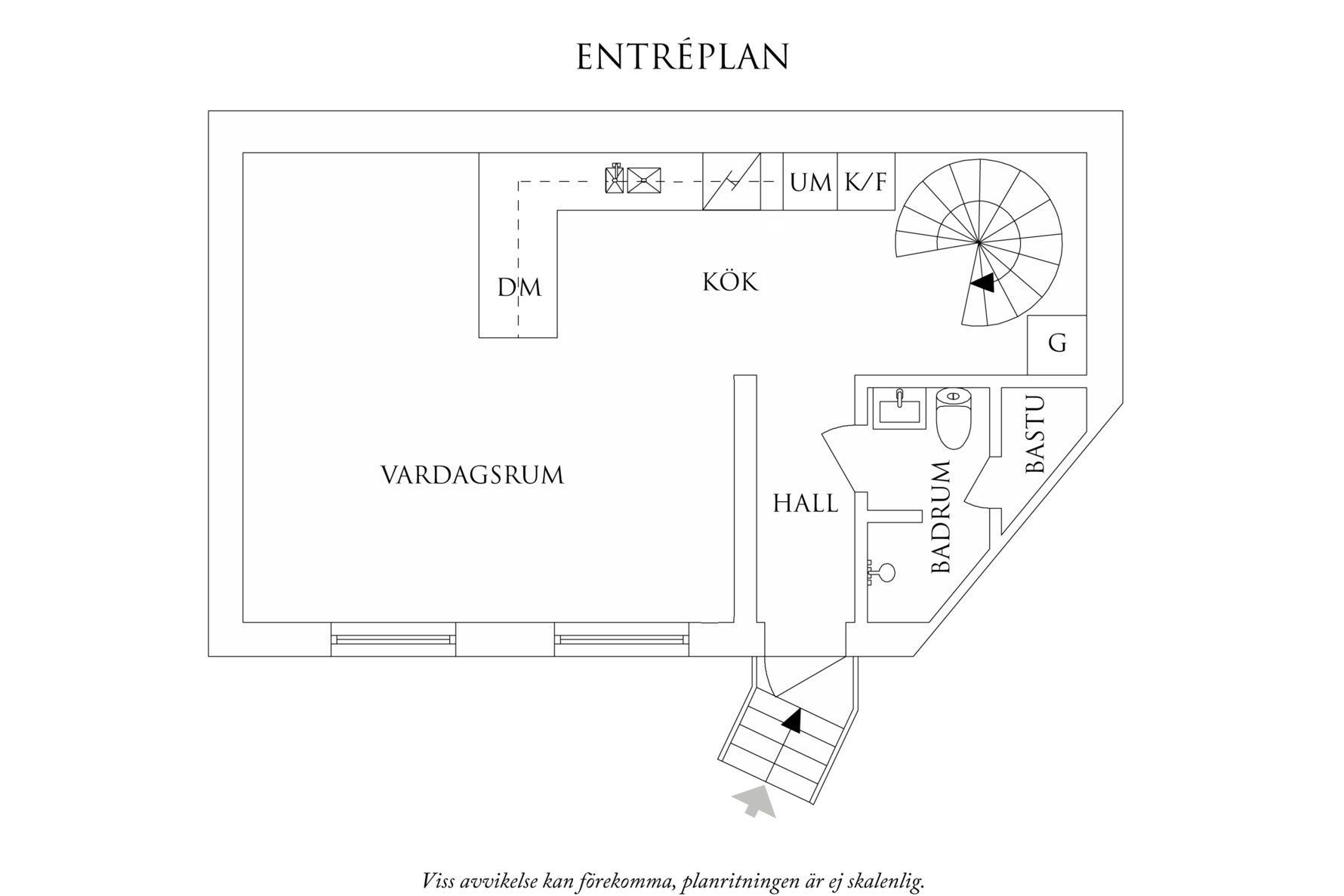 Planritning 1 Chalmersgatan 11D