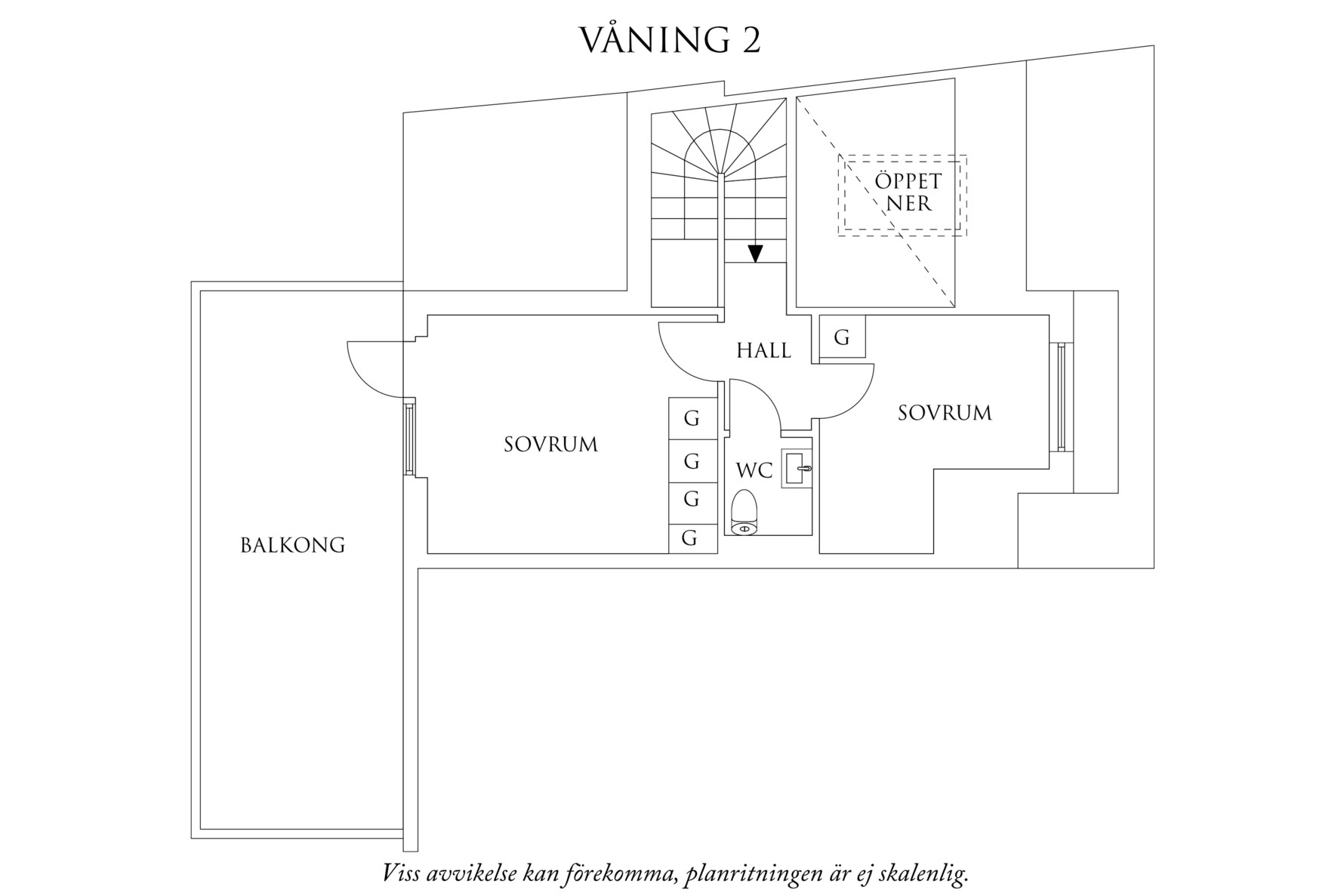 Planritning 2 Madängsgatan 9