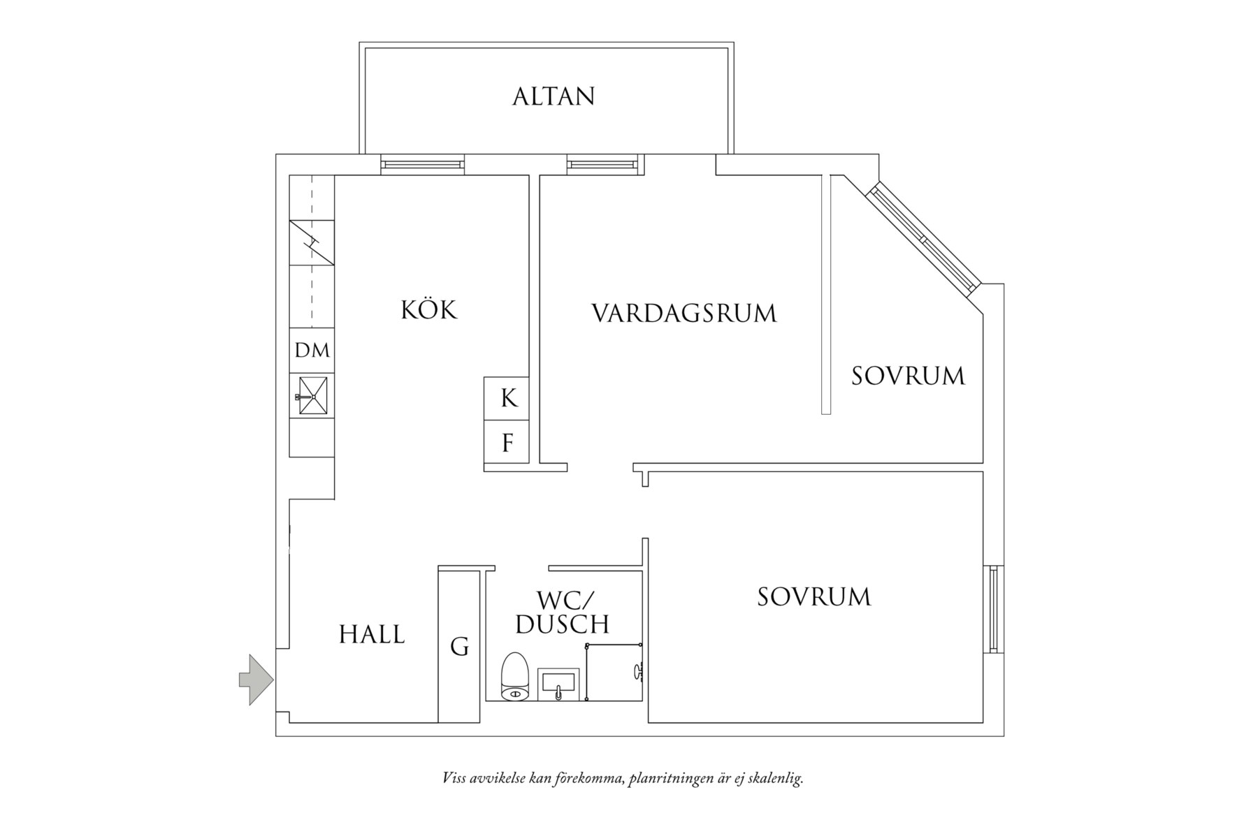 Alternativ planlösning