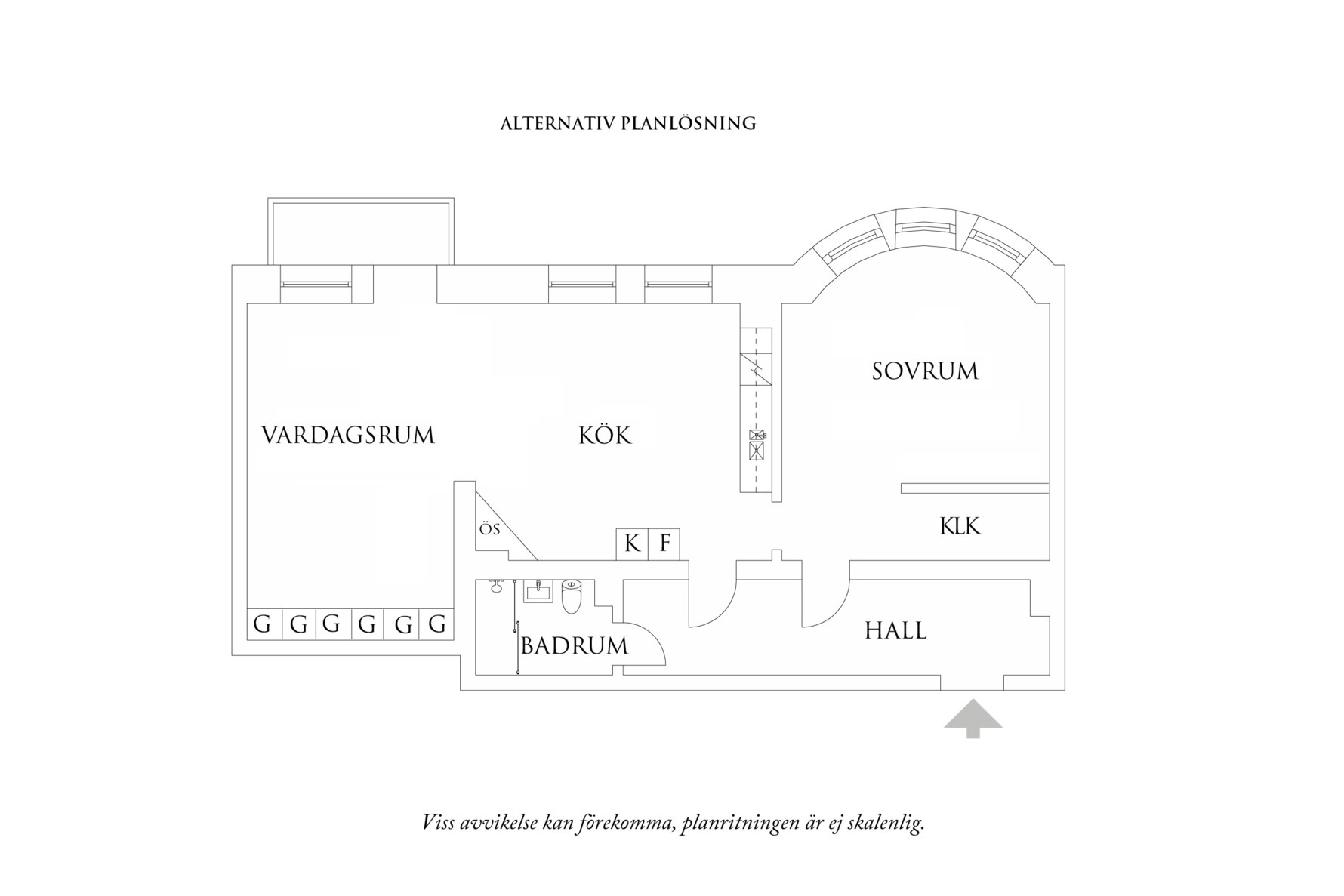 Alternativ planlösning