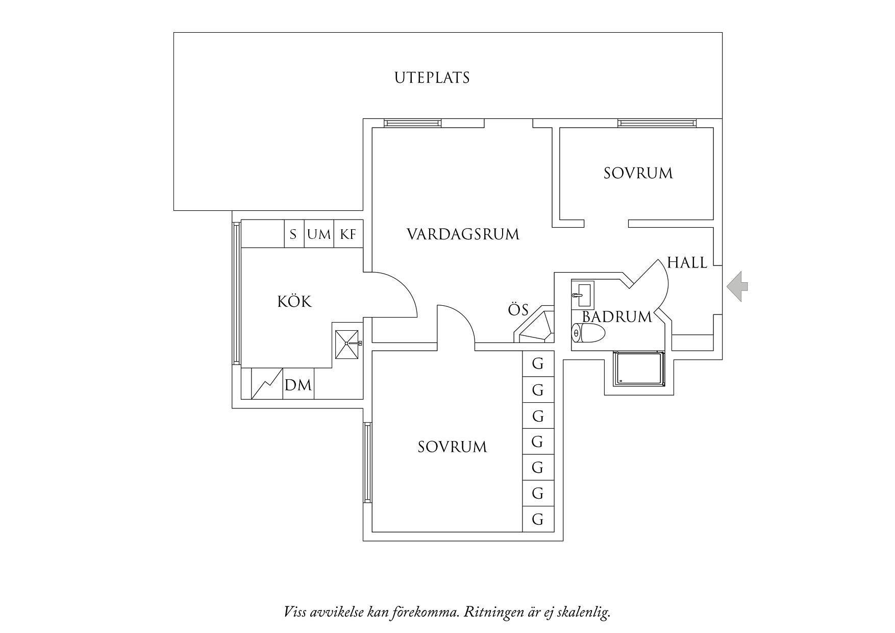 Planritning 1 Annexgatan 9