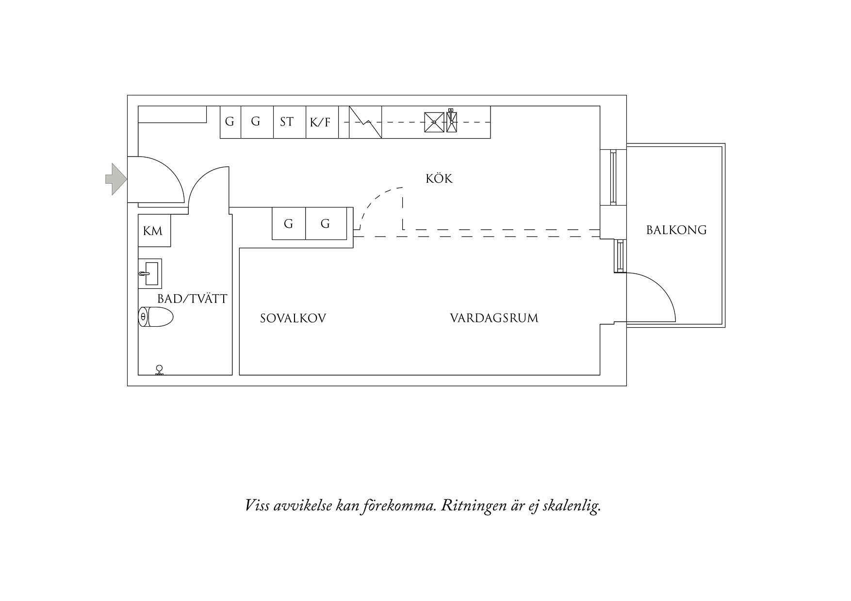 Planritning 1 Mölndalsvägen 69D