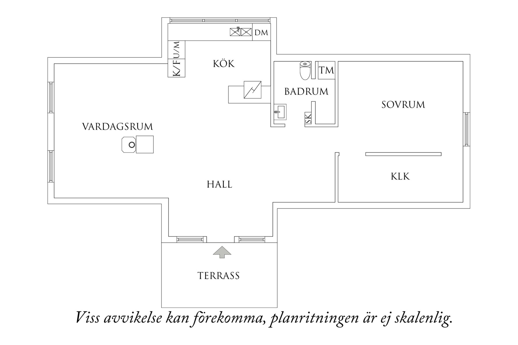 Planritning 1 Formskäraregatan 3