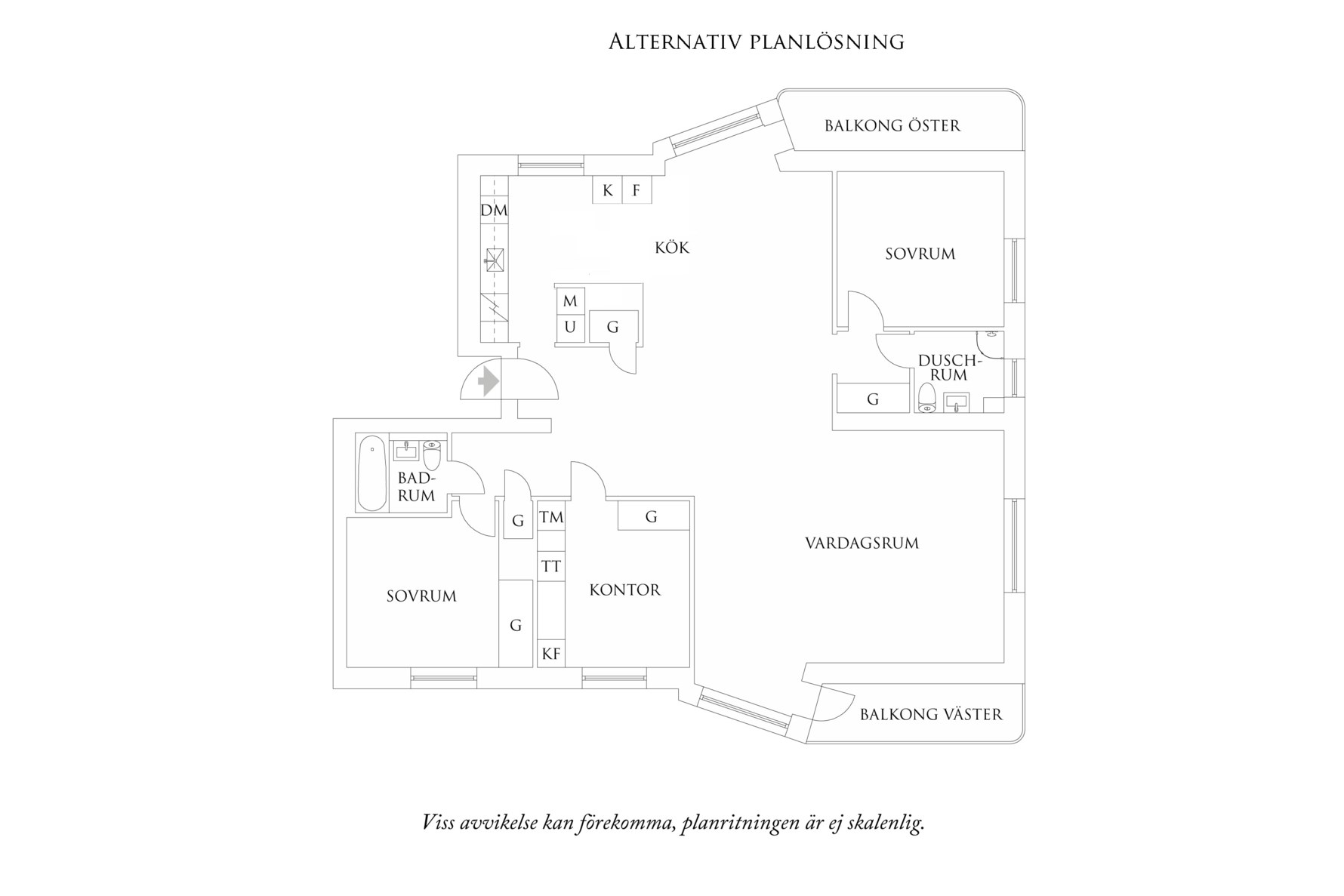 Alternativ planlösning