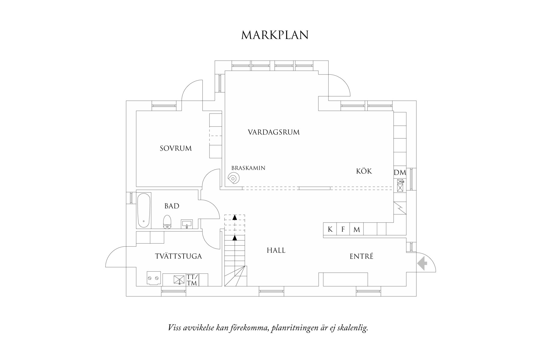 Planritning 1 Jordgubbsvägen 6A