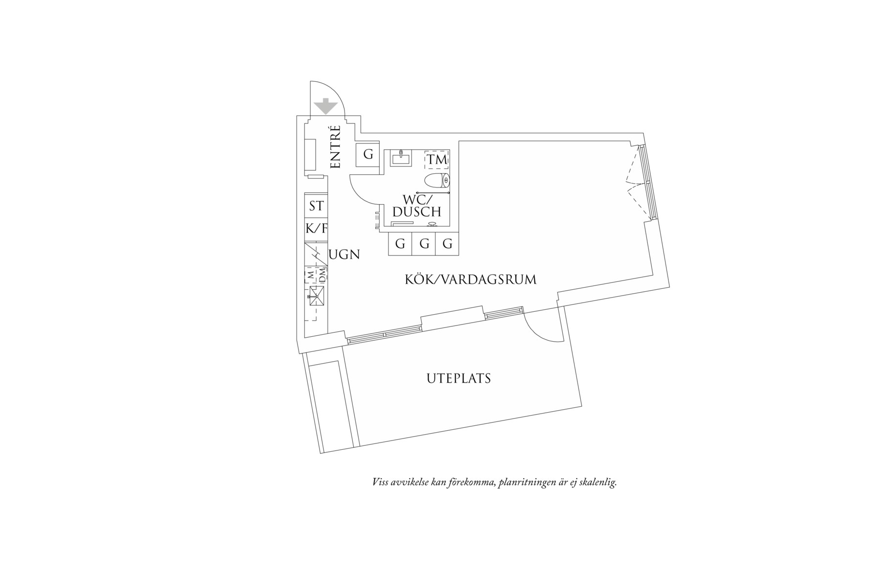 Planritning 1 Lindholmshamnen 8