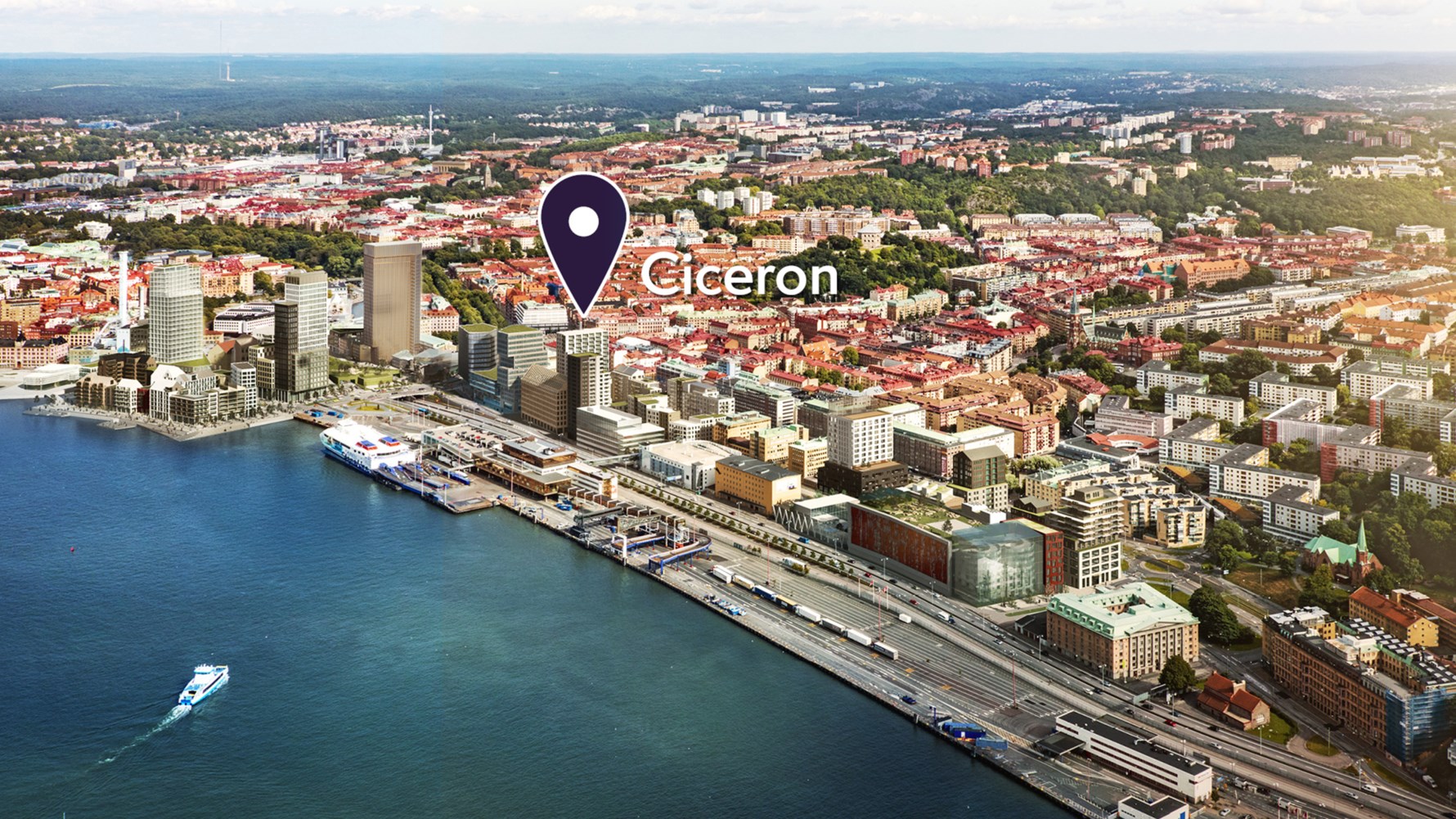 Visionsbild - Fantastiskt läge mitt i stan