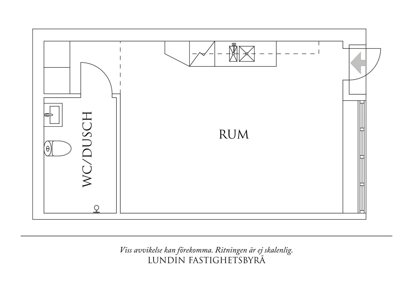 Planritning 1 Masthuggsterrassen 8G