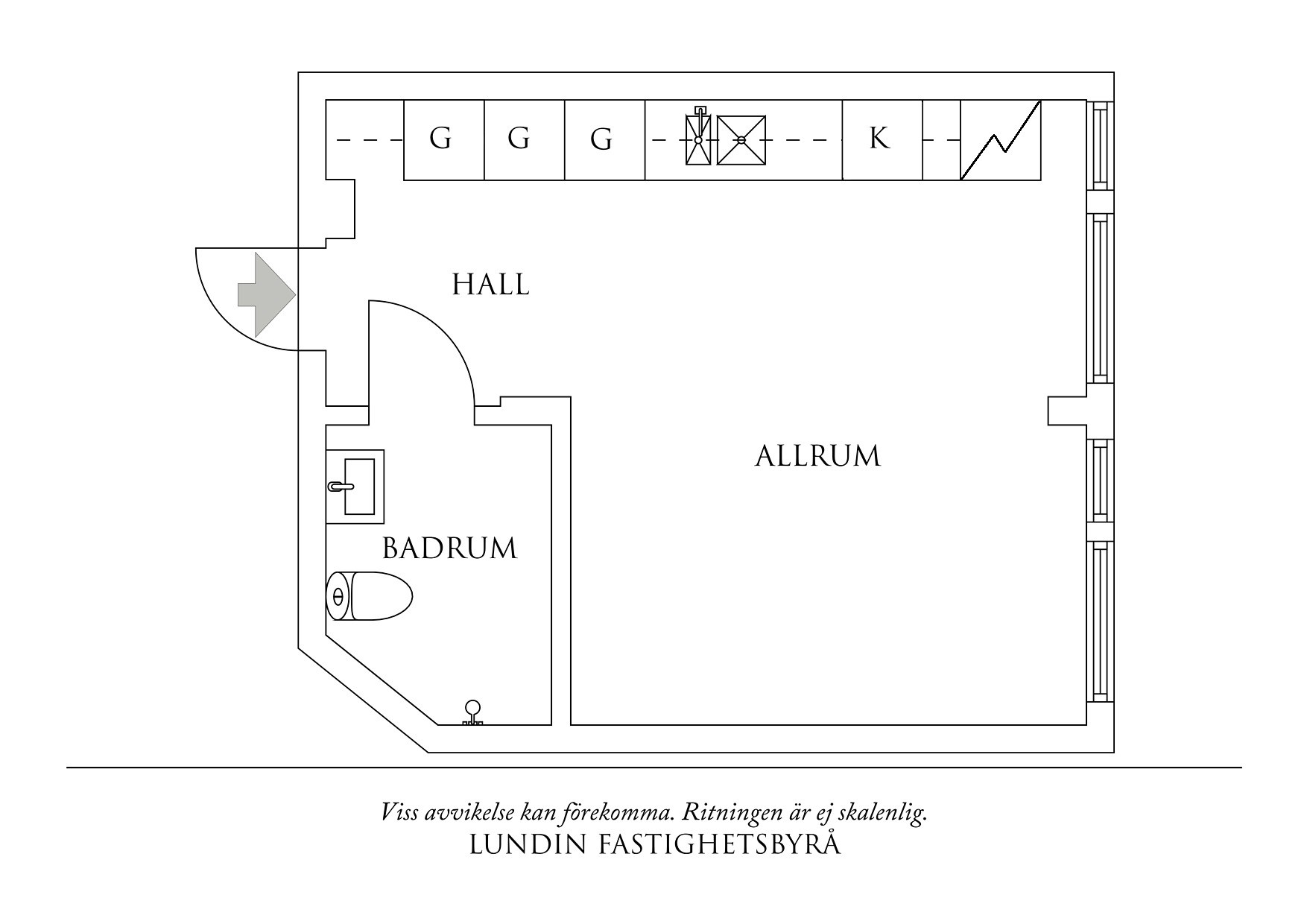 Planritning 1 Mattssonsliden 4