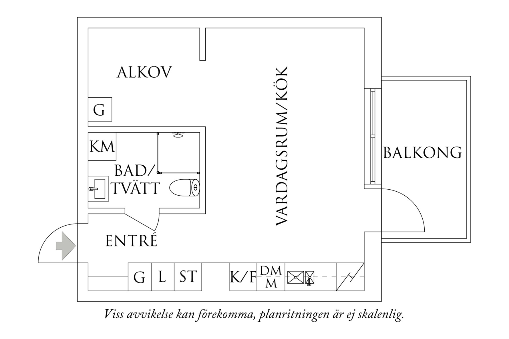 Planritning 1 Ulfsparregatan 26