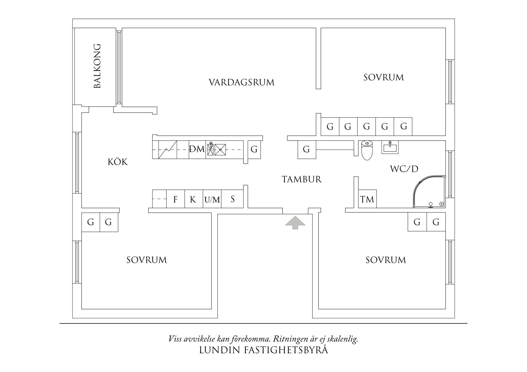Planritning 1 Beryllgatan 14