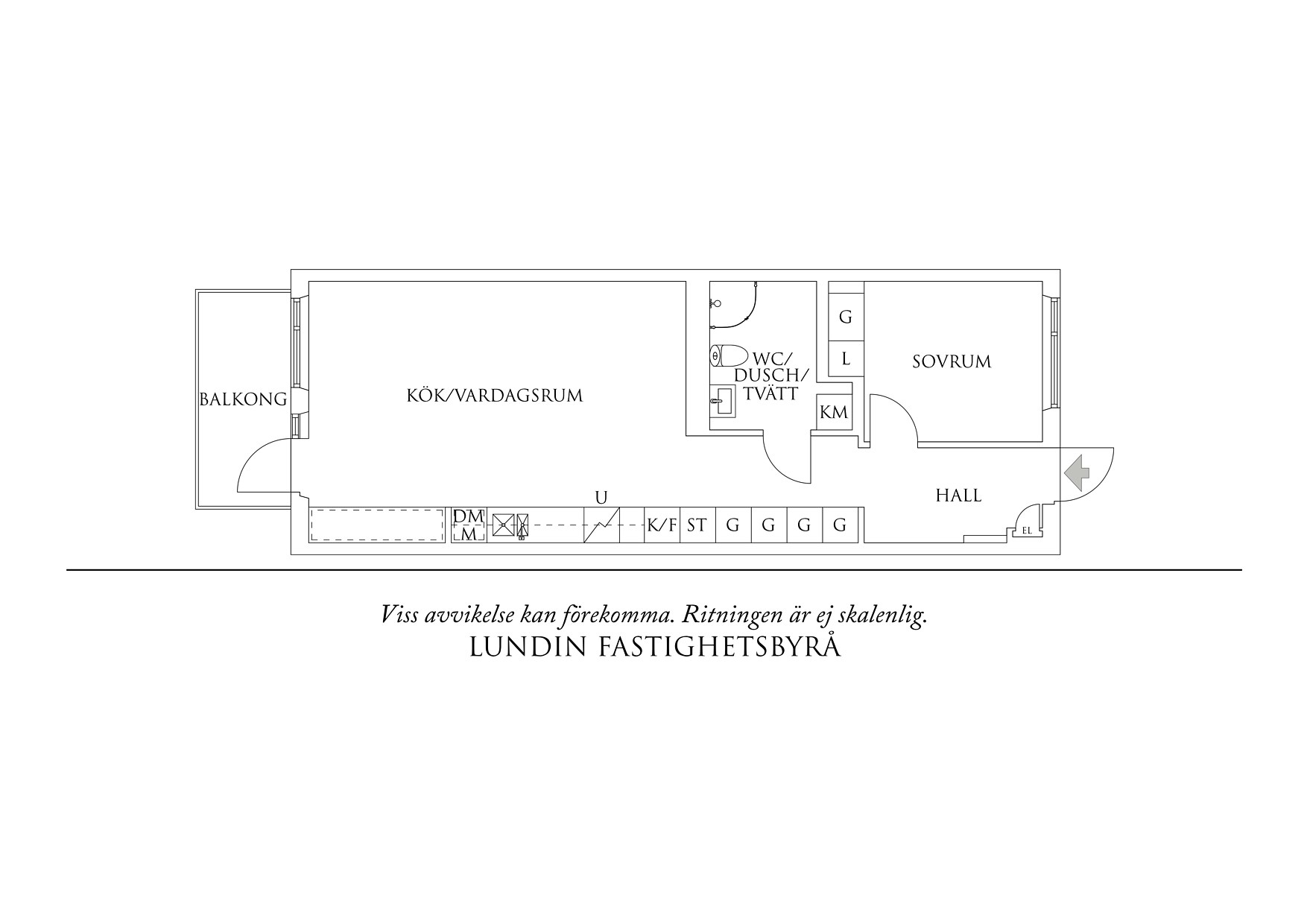 Planritning 1 Ebbe Lieberathsgatan 16A