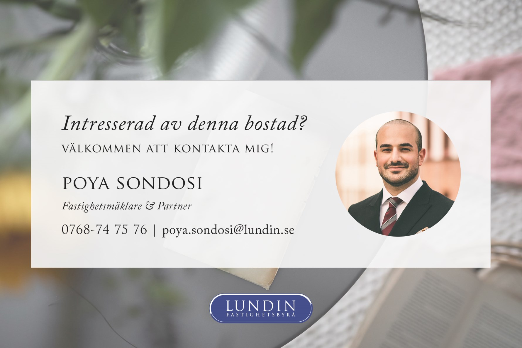 Välkommen att kontakta Poya