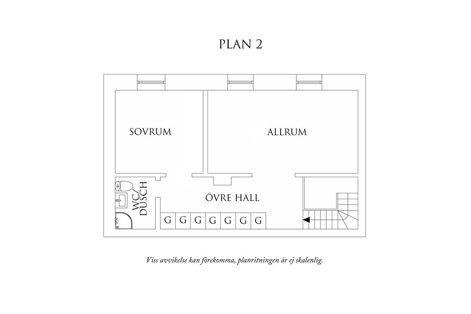 Planritning 2 Klippan 1H