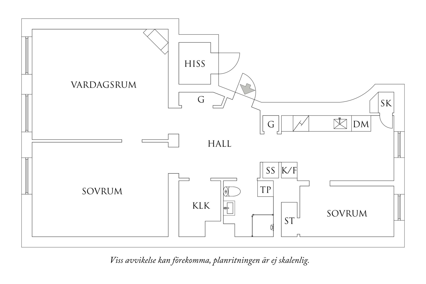 Alternativ planlösning