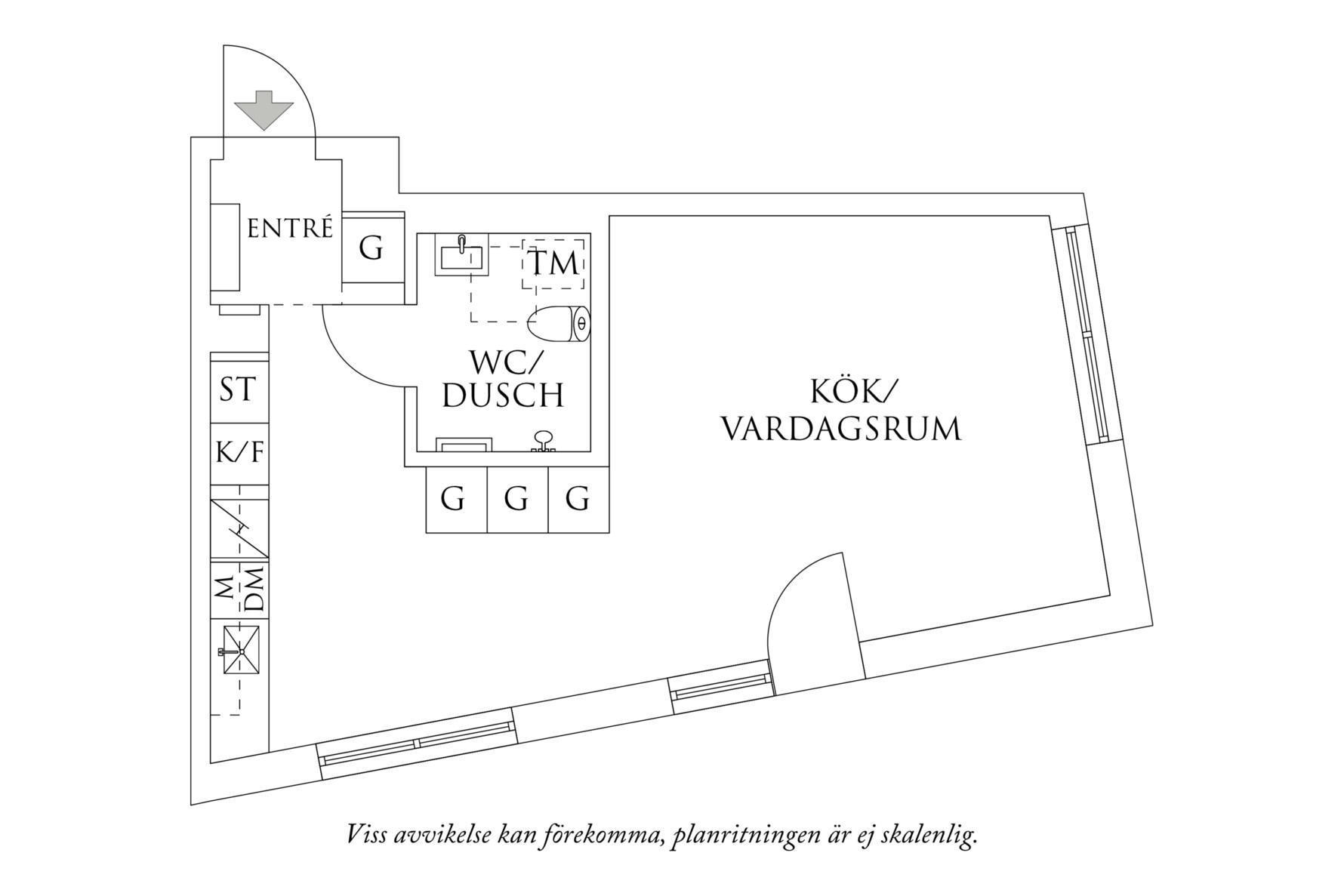Planritning 1 Lindholmshamnen 8