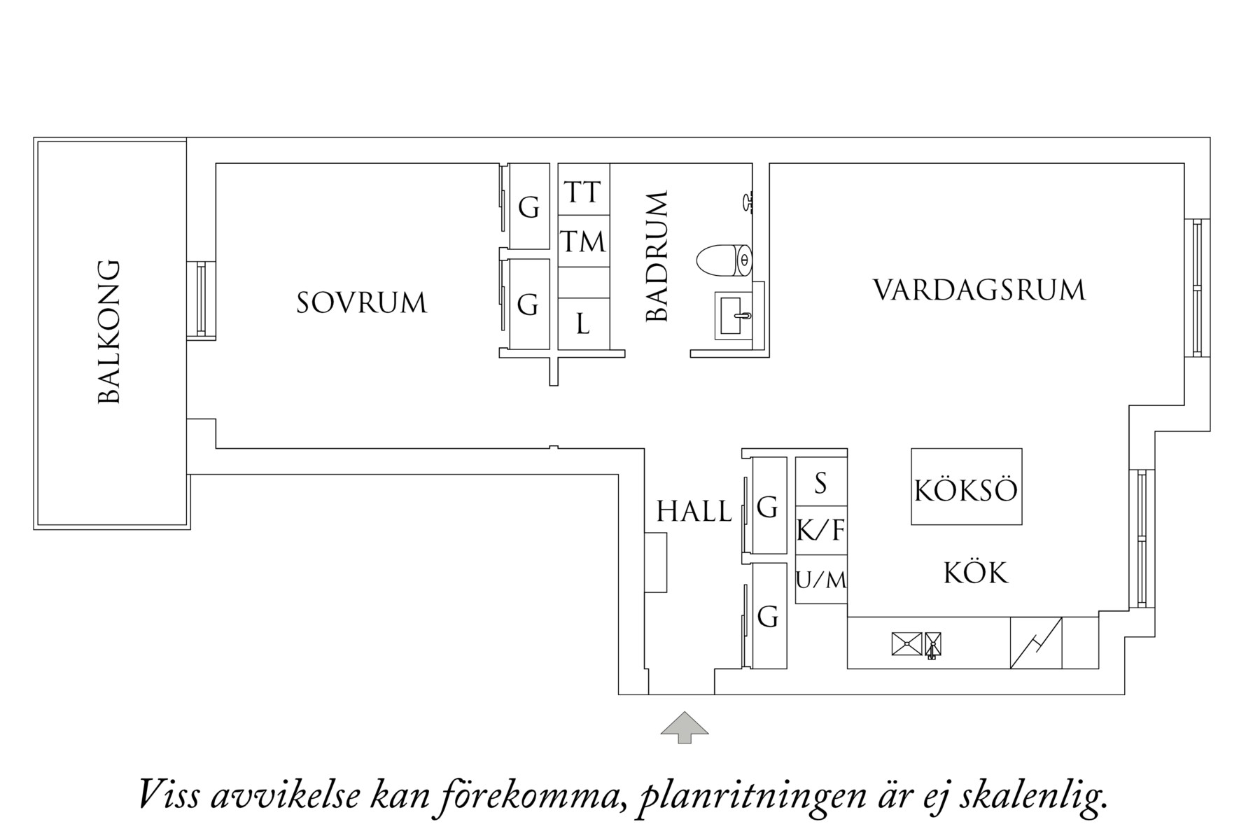 Planritning 1 Jöns Rundbäcks plats 3